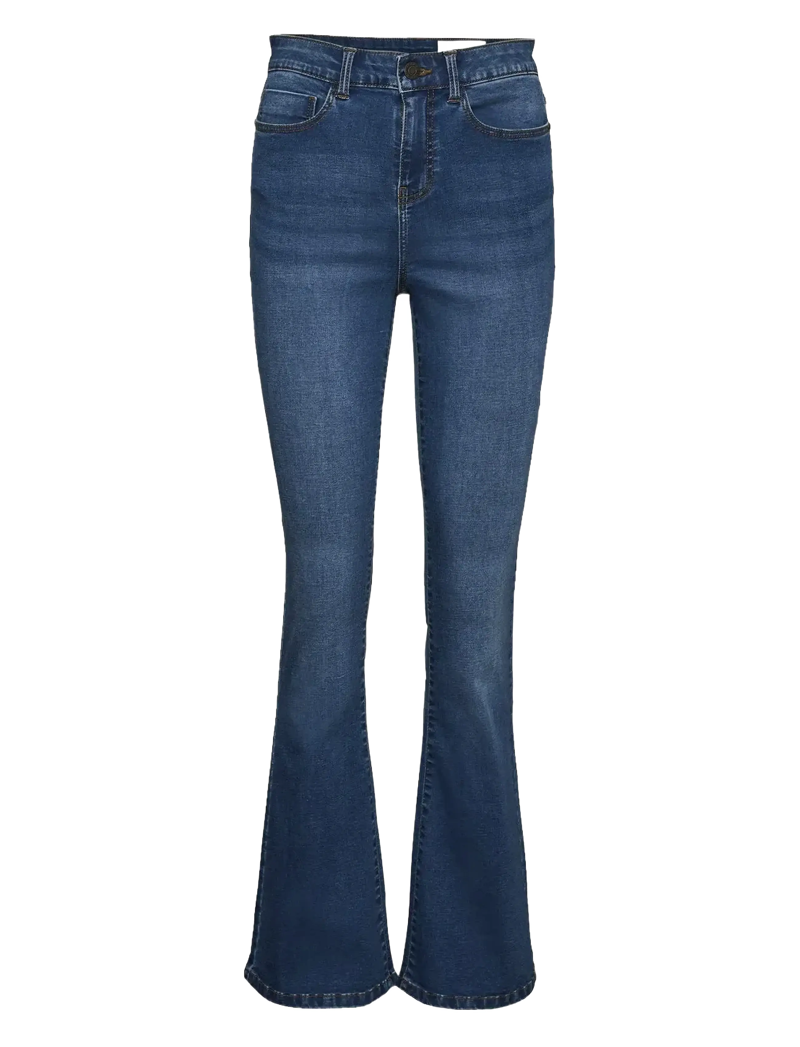 NOISY MAY NMSALLIE HW SK FLARED VI021MB NOOS - NOISY MAY - MEDIUM BLUE DENIM / blue
