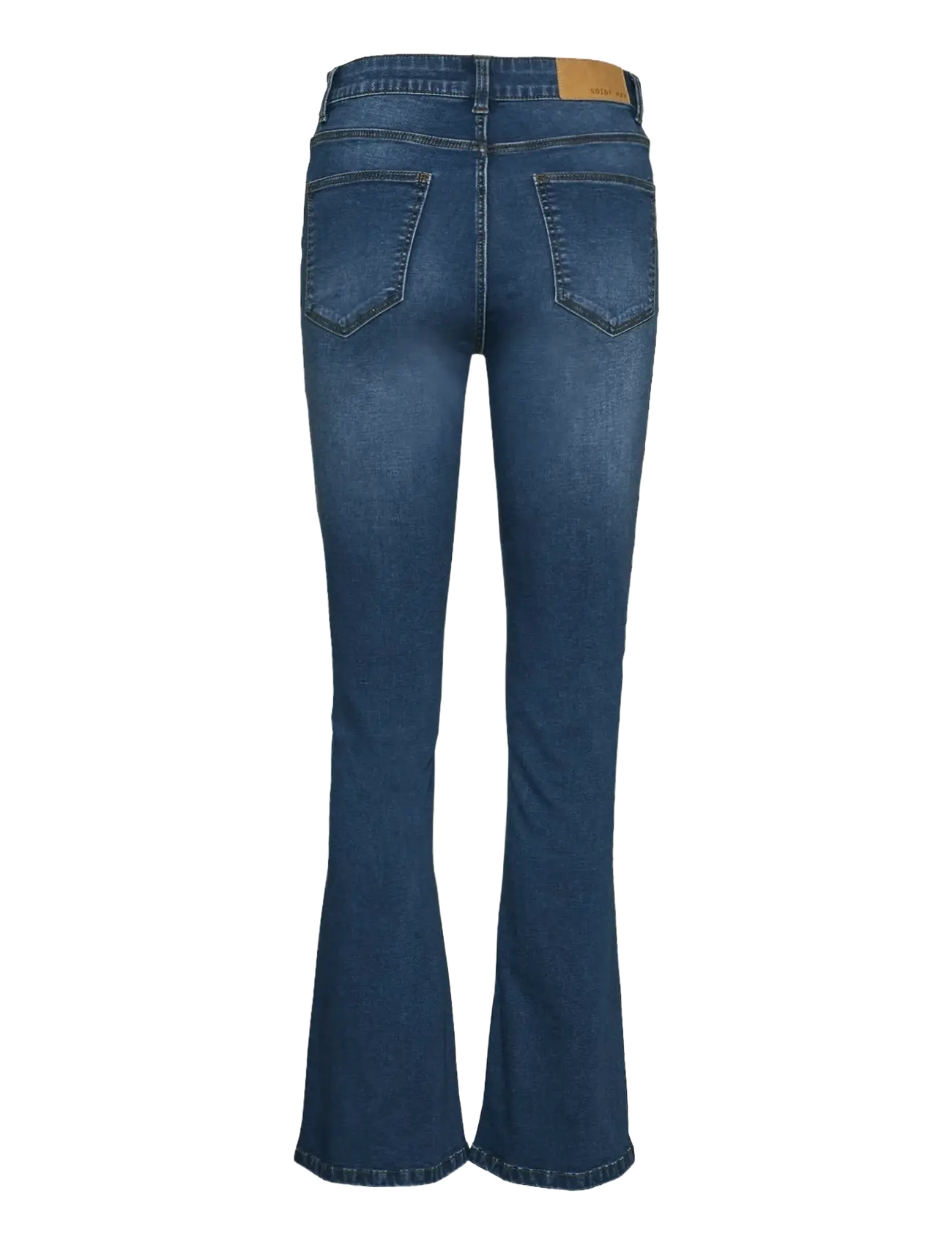 NOISY MAY - NMSALLIE HW SK FLARED VI021MB NOOS - schlaghosen - medium blue denim - 2