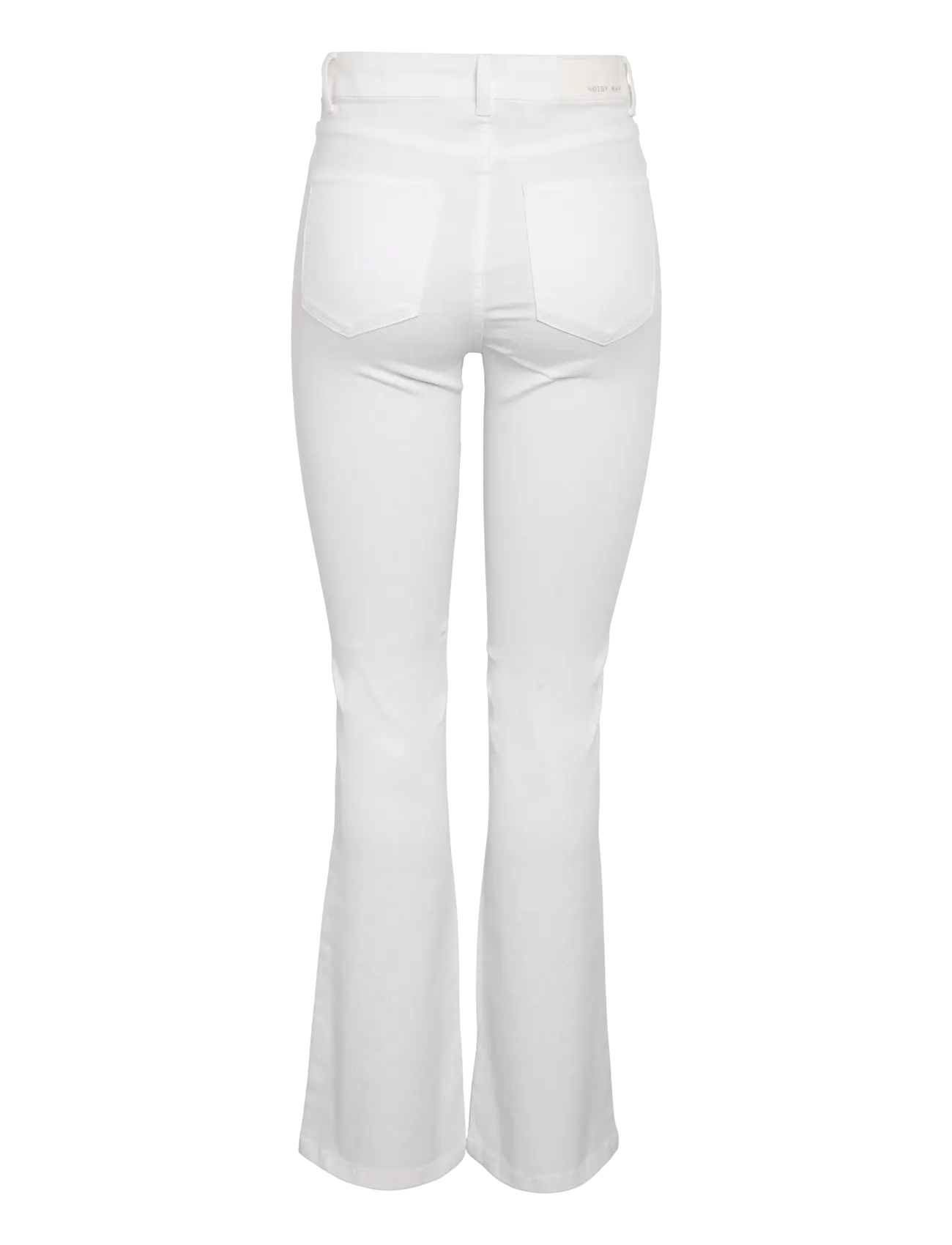 NOISY MAY - NMSALLIE HW FLARE JEANS VI163BW S* - jeans évasés - bright white - 2