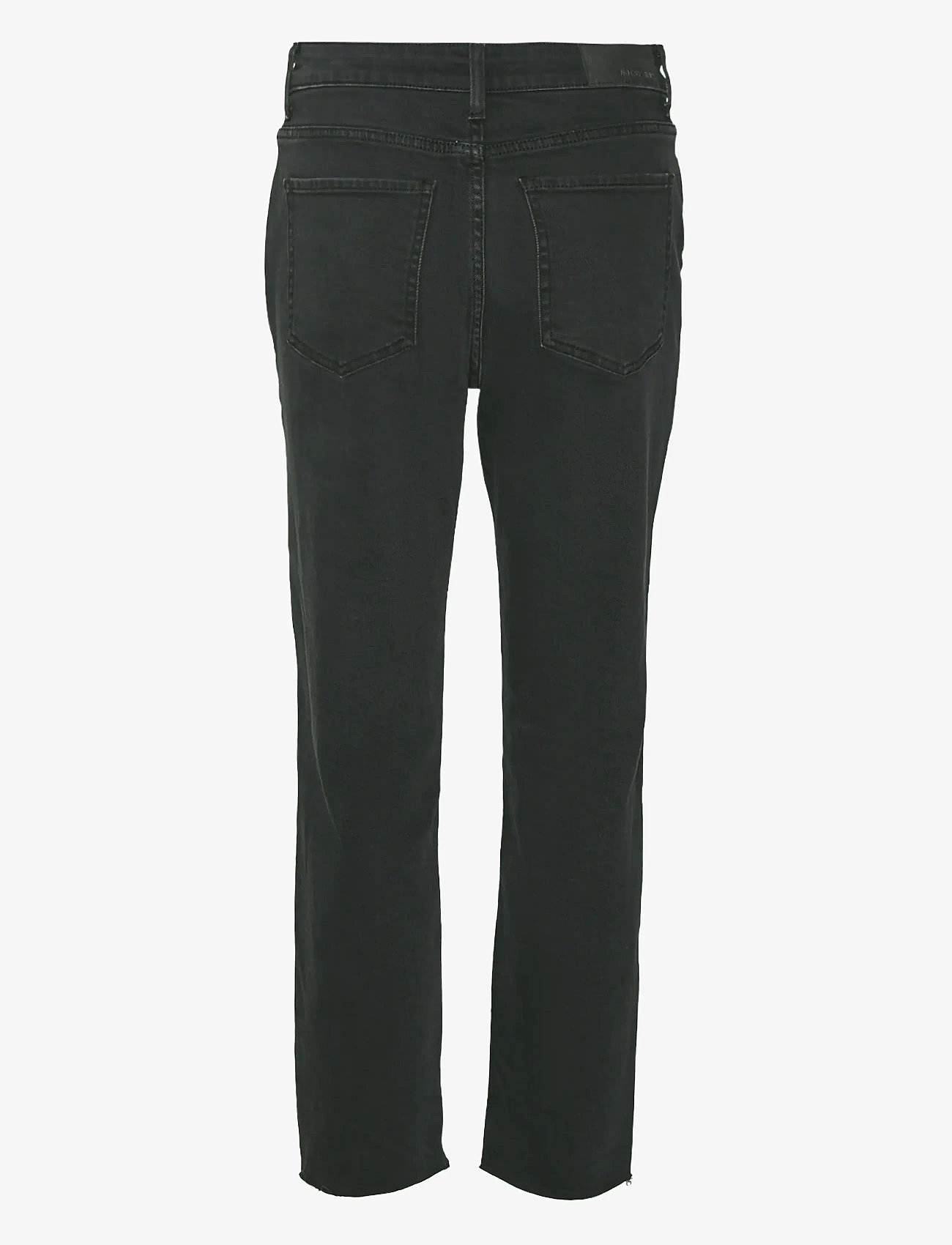 NOISY MAY - NMMONI HW ST ANK BLACK JEANS FWD NOOS - slim fit jeans - black denim - 2