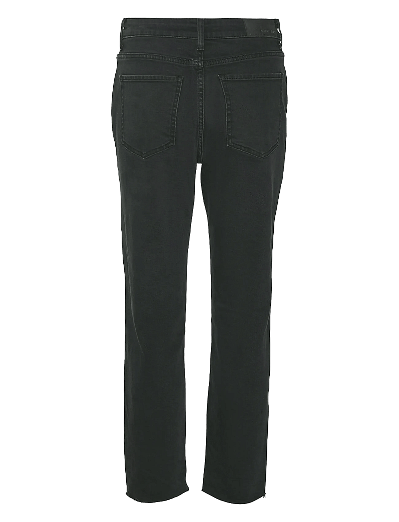 NOISY MAY - NMMONI HW ST ANK BLACK JEANS FWD NOOS - slim fit jeans - black denim - 2