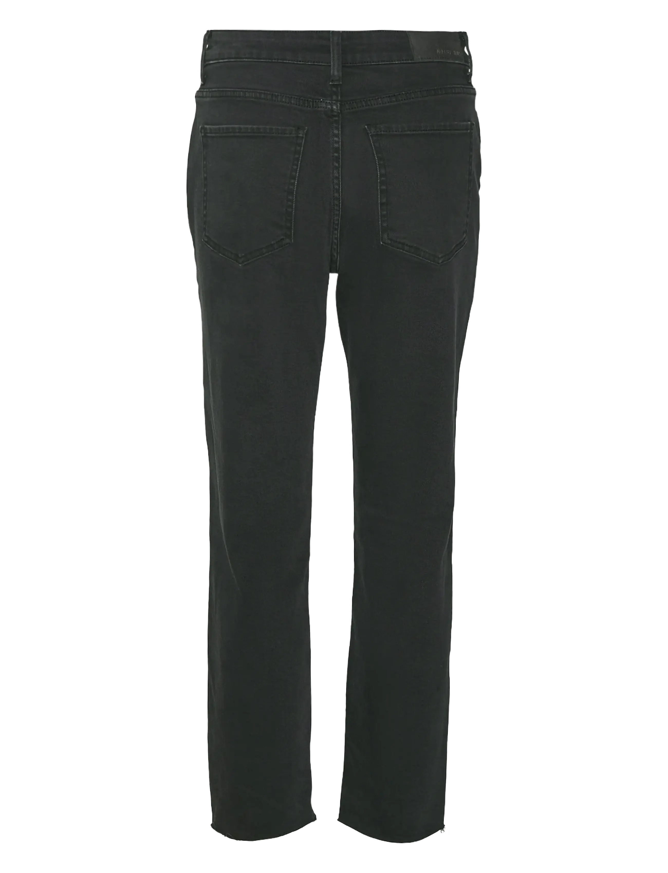 NOISY MAY - NMMONI HW ST ANK BLACK JEANS NOOS - slim fit jeans - black denim - 2