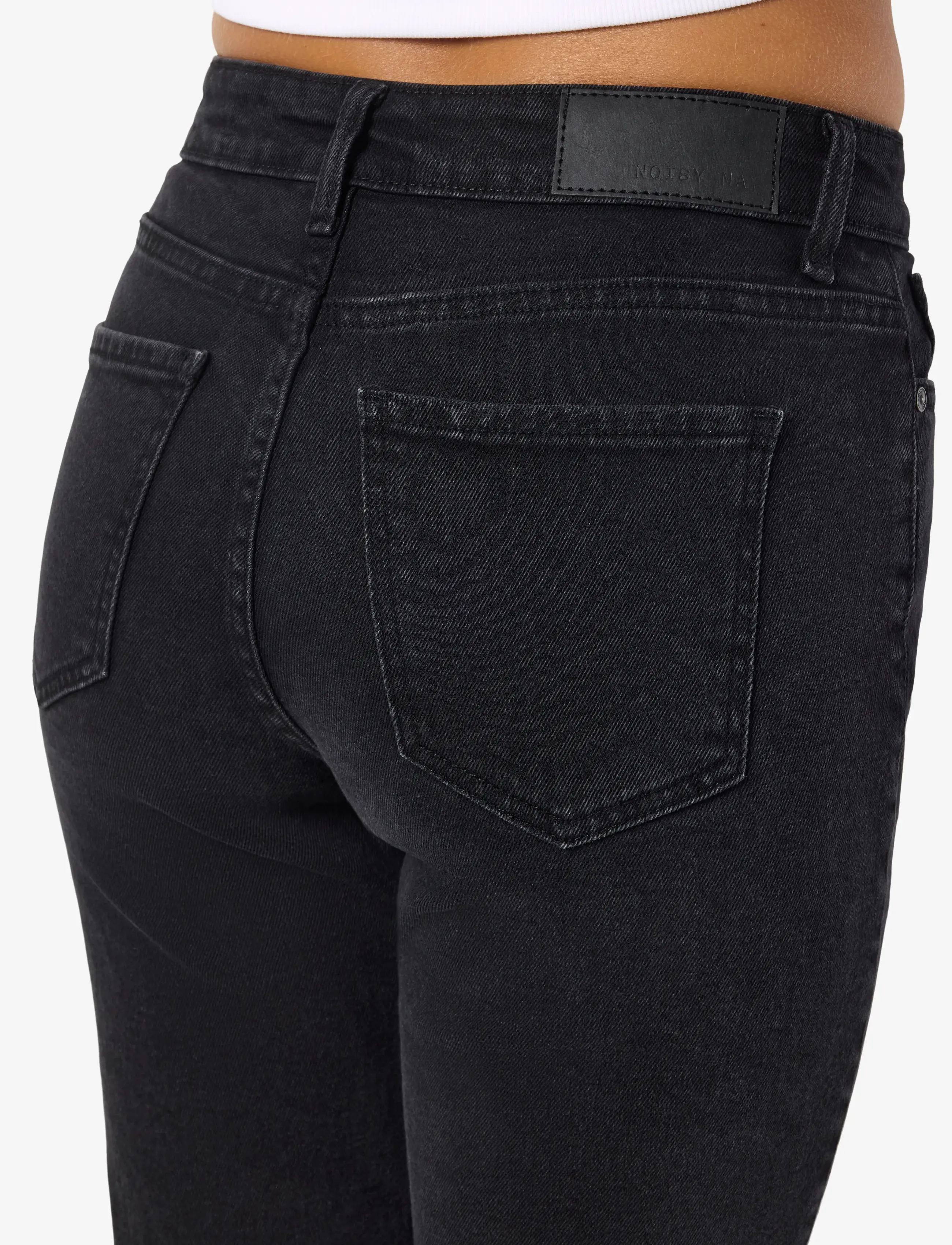 NOISY MAY Nmmoni Hw St Ank Black Jeans Fwd Noos dam – bild 6