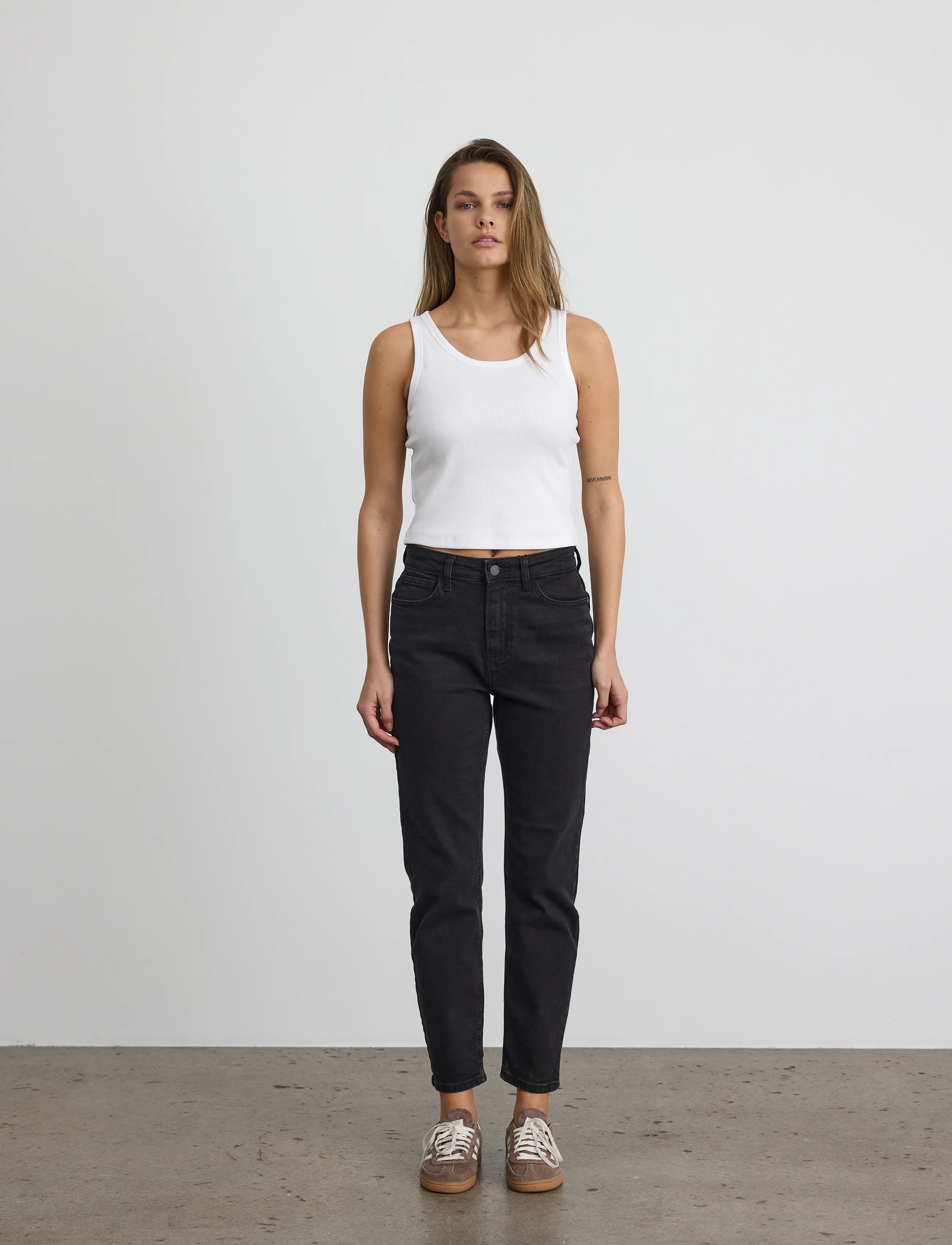 NOISY MAY Nmmoni Hw St Ank Black Jeans Fwd Noos dam – bild 7