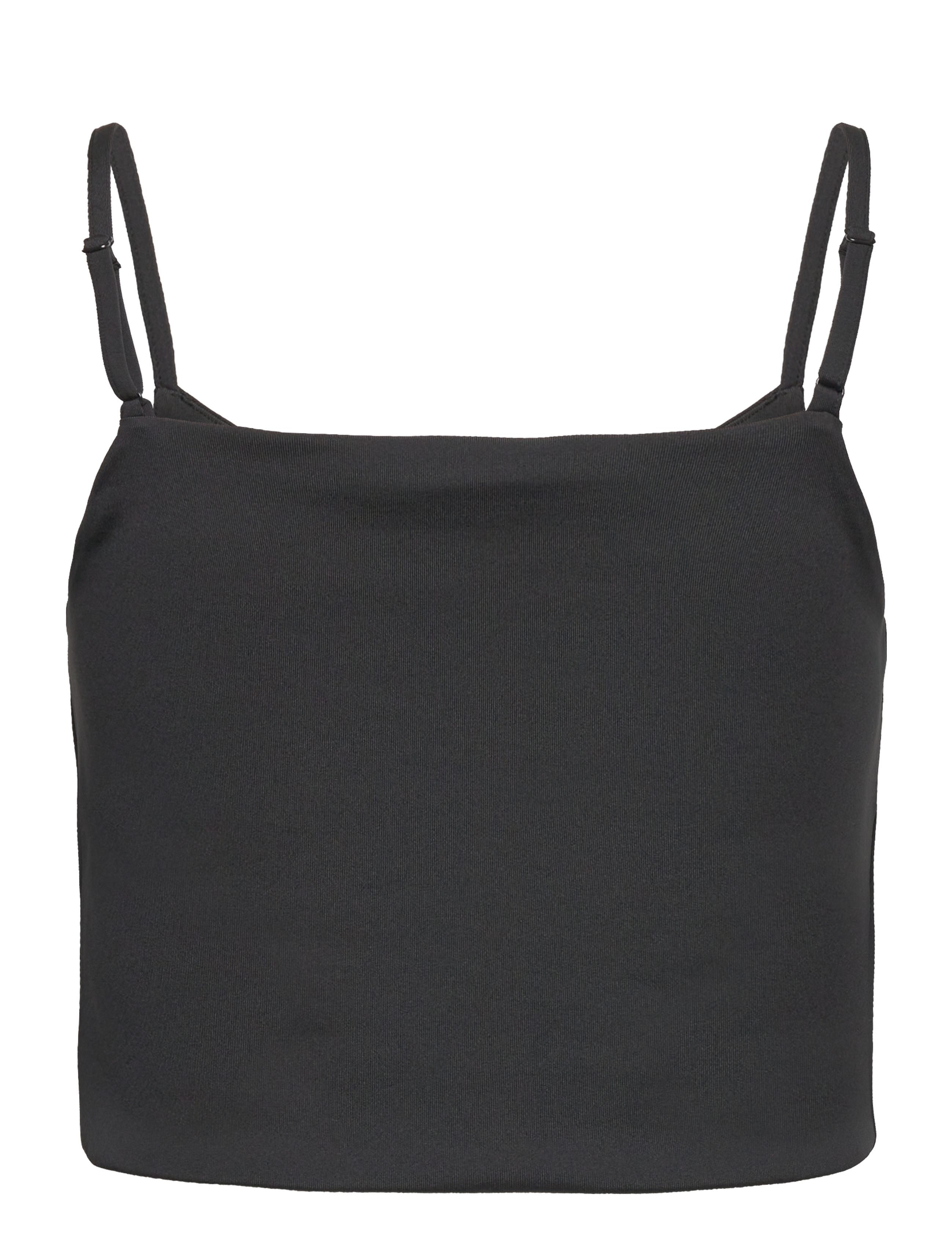 NOISY MAY - NMTERESA CROPPED S/L TOP NOOS - black - 2