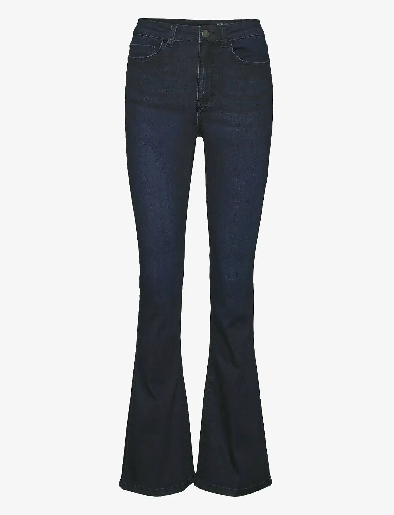 NOISY MAY - NMSALLIE HW SK FLARED VI241DB FWD NOOS - utsvängda jeans - dark blue denim - 1