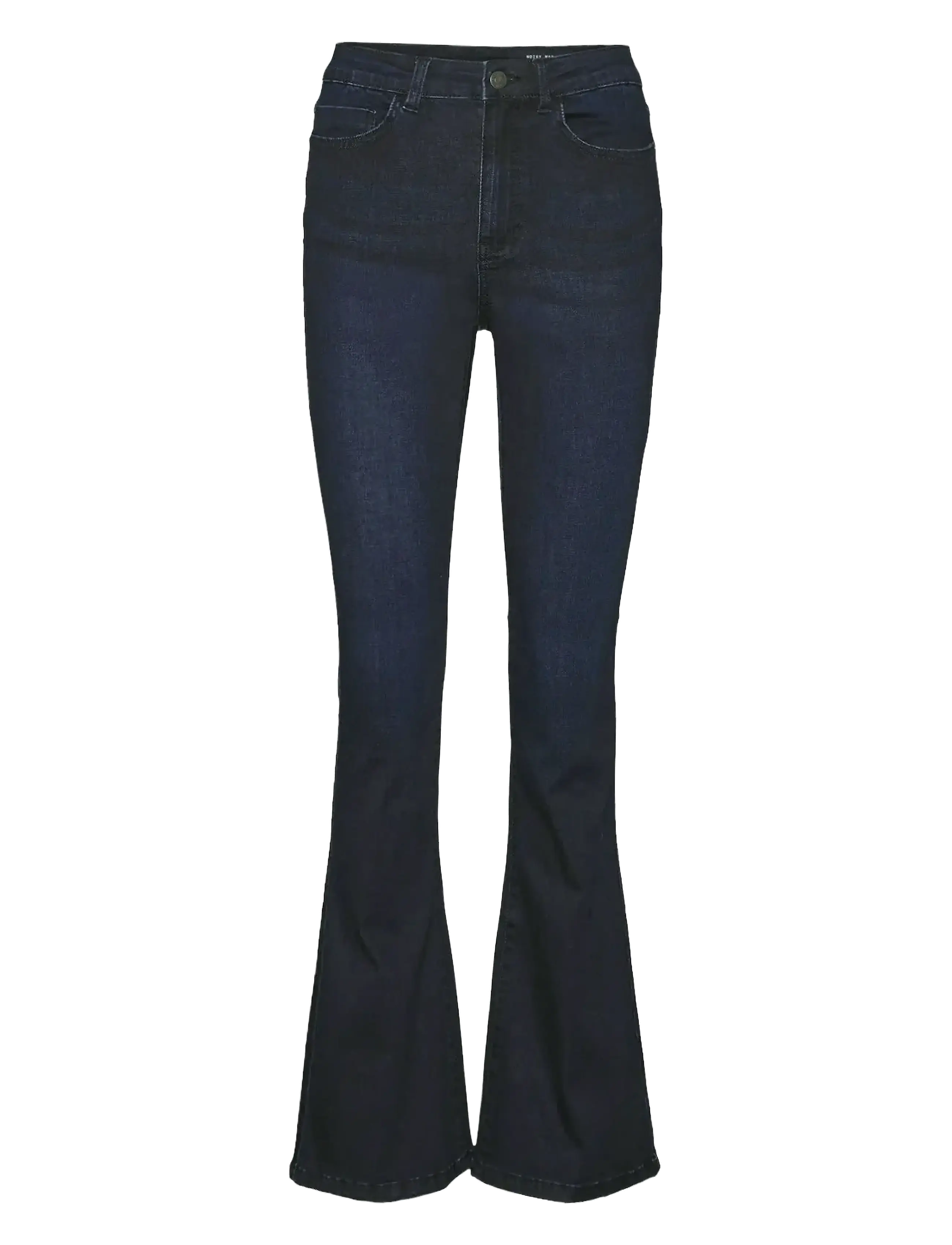 NOISY MAY NMSALLIE HW SK FLARED VI241DB NOOS - Jeans - DARK BLUE DENIM / blue