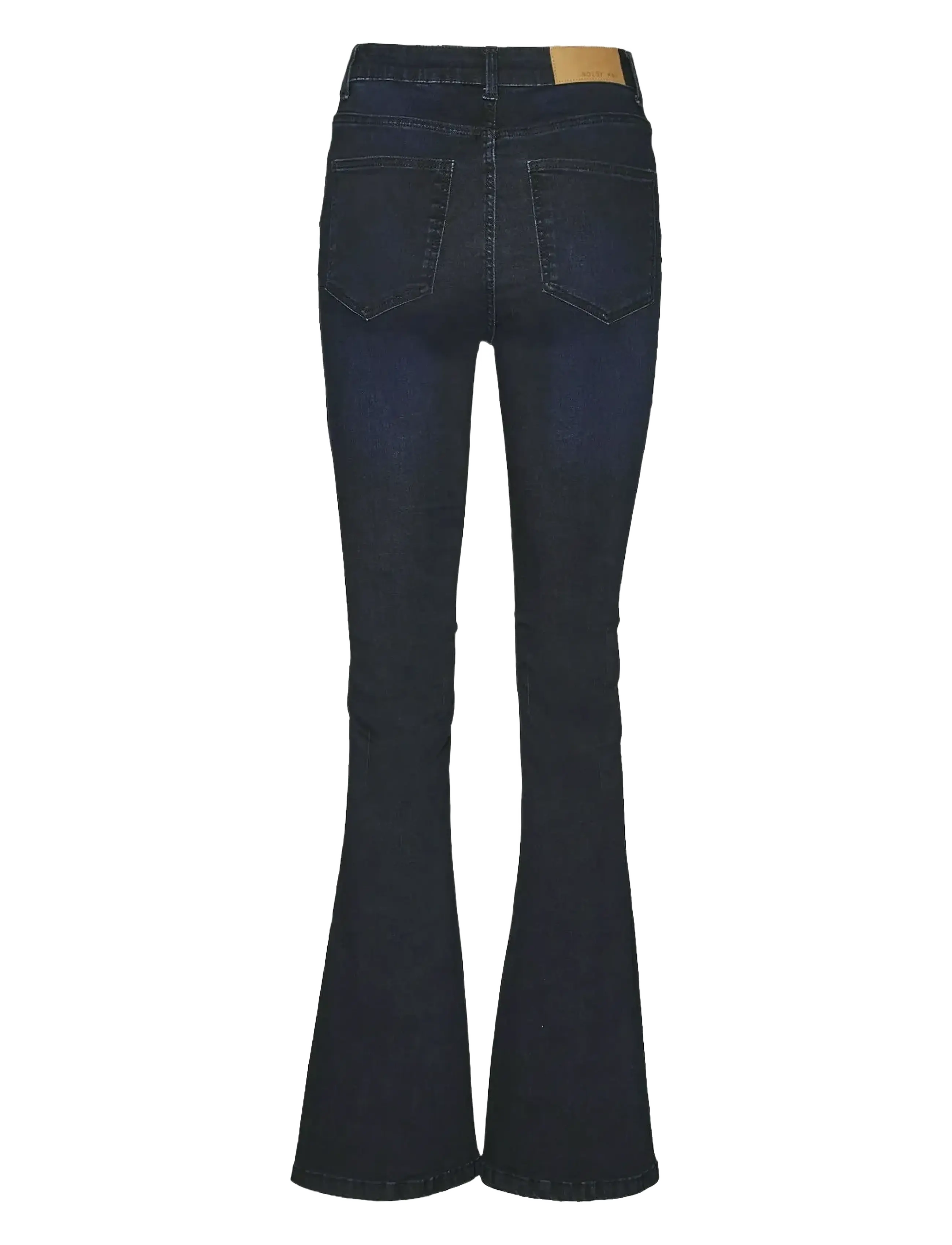 NOISY MAY - NMSALLIE HW SK FLARED VI241DB NOOS - schlaghosen - dark blue denim - 2