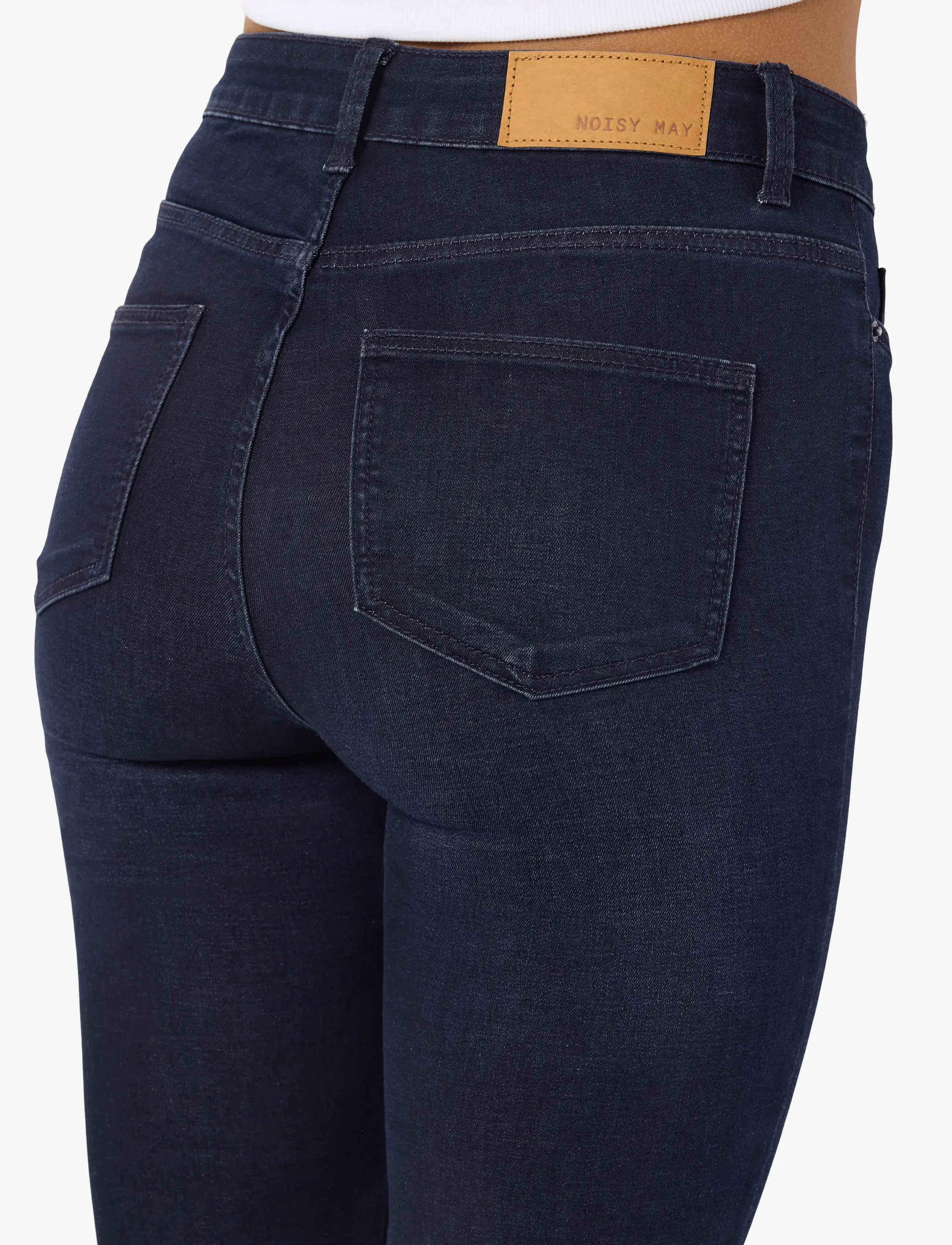 NOISY MAY Nmsallie Hw Sk Flared Vi241Db Noos bootcut & flared jeans dam – bild 6