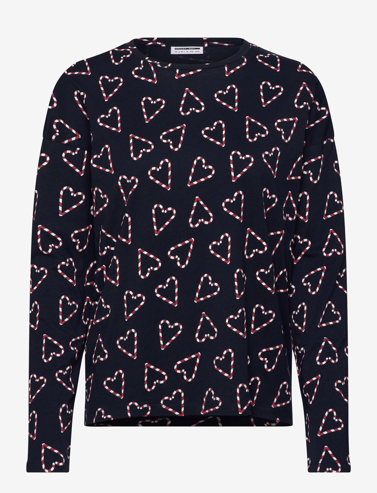 NOISY MAY - NMMILLE CHRISTMAS L/S TOP JRS - navy blazer - 0