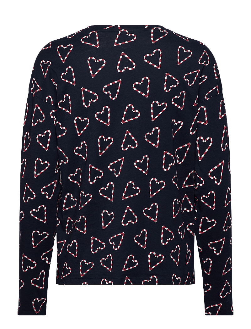 NOISY MAY - NMMILLE CHRISTMAS L/S TOP JRS - navy blazer - 1