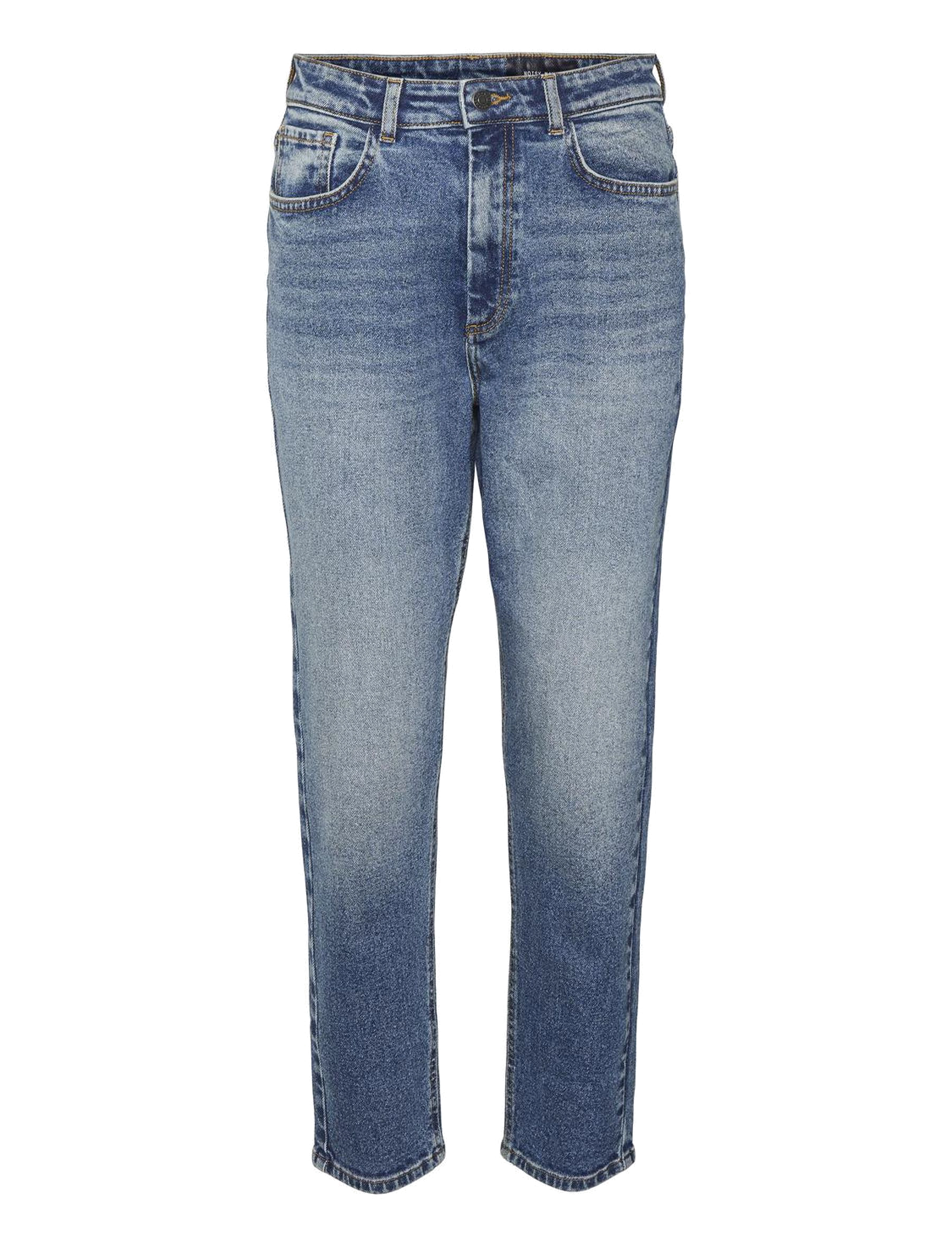 NOISY MAY NMMONI HW STRAGHT ANK JEANS AZ221DB NOOS - NOISY MAY - DARK BLUE DENIM / blue