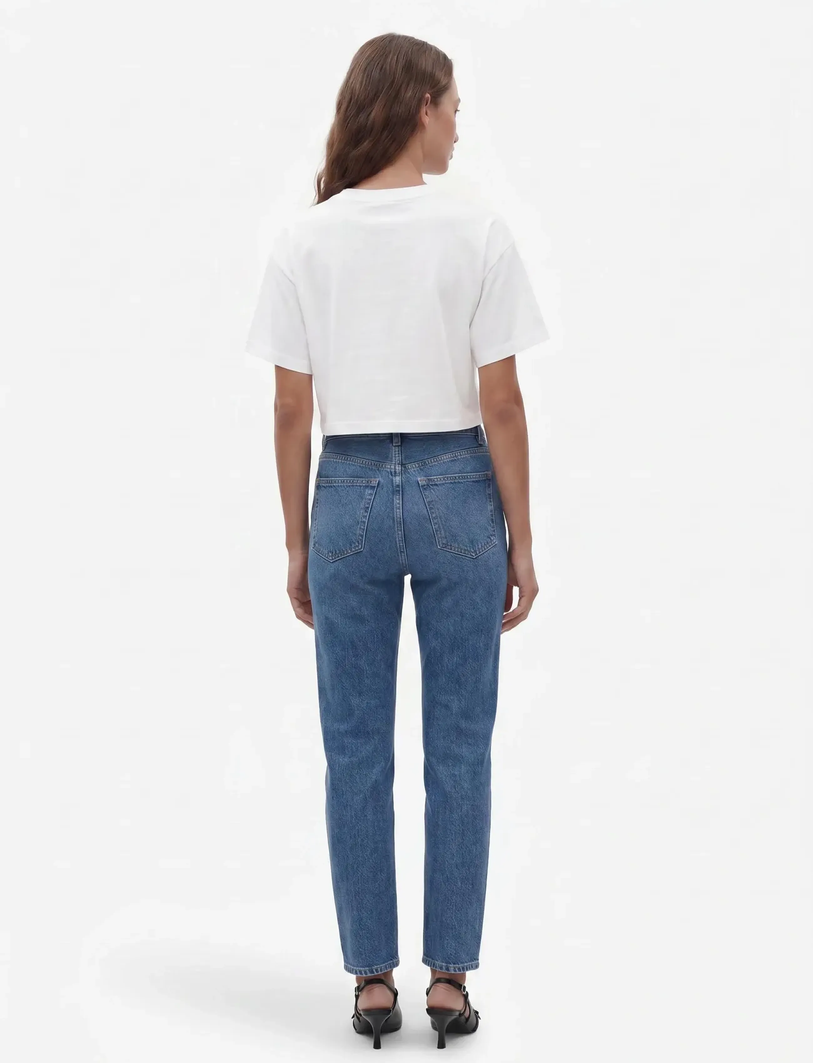 NOISY MAY Nmalena S/S O-Neck Semicrop Top Noos toppar dam – bild 6