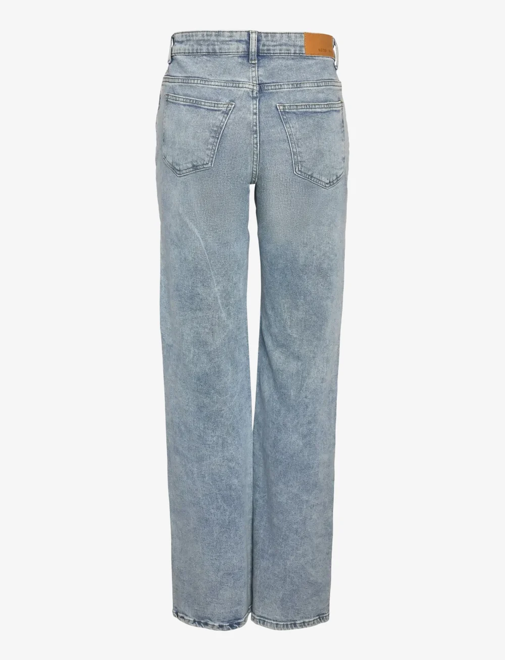 NOISY MAY - NMYOLANDA NW WIDE JEANS AZ236LB FWD NOOS - laia säärega teksad - light blue denim - 2