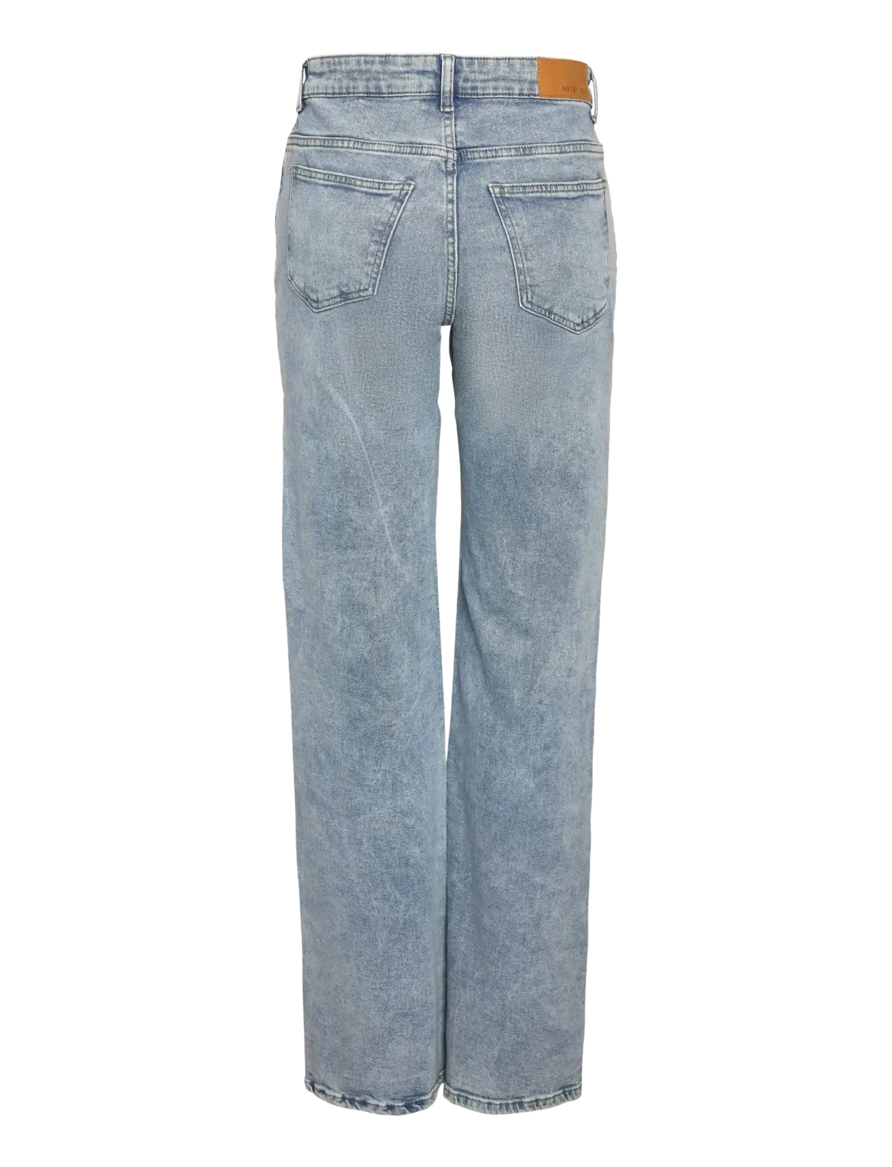 NOISY MAY - NMYOLANDA MW WIDE STR AZ236LB NOOS - hosen mit weitem bein - light blue denim - 2