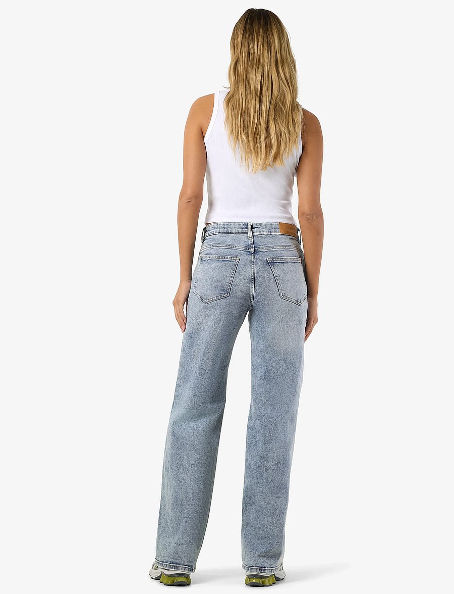 NOISY MAY - NMYOLANDA NW WIDE JEANS AZ236LB FWD NOOS - vida jeans - light blue denim - 4