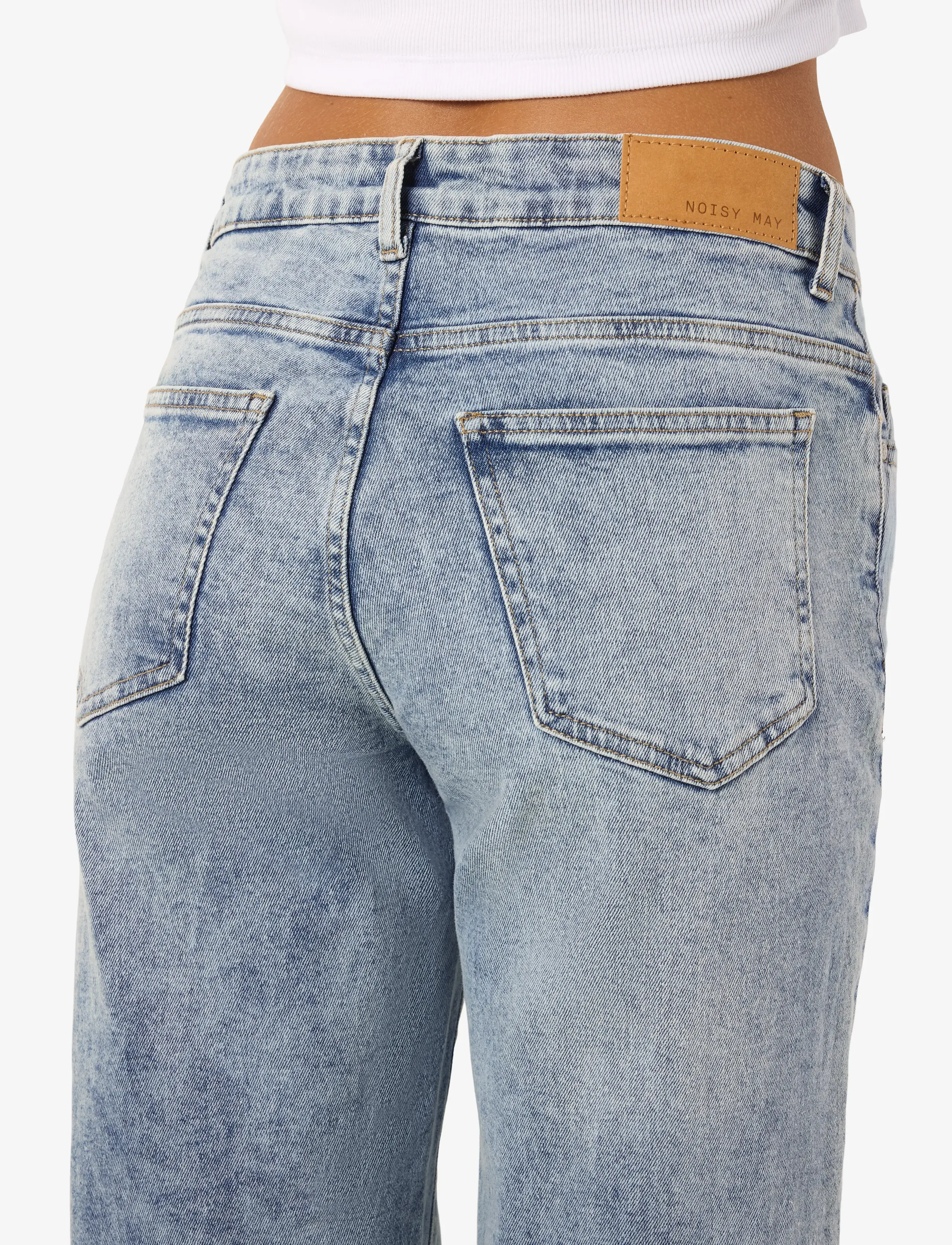 NOISY MAY Nmyolanda Mw Wide Str Az236Lb Fwd Noos vida jeans dam – bild 6