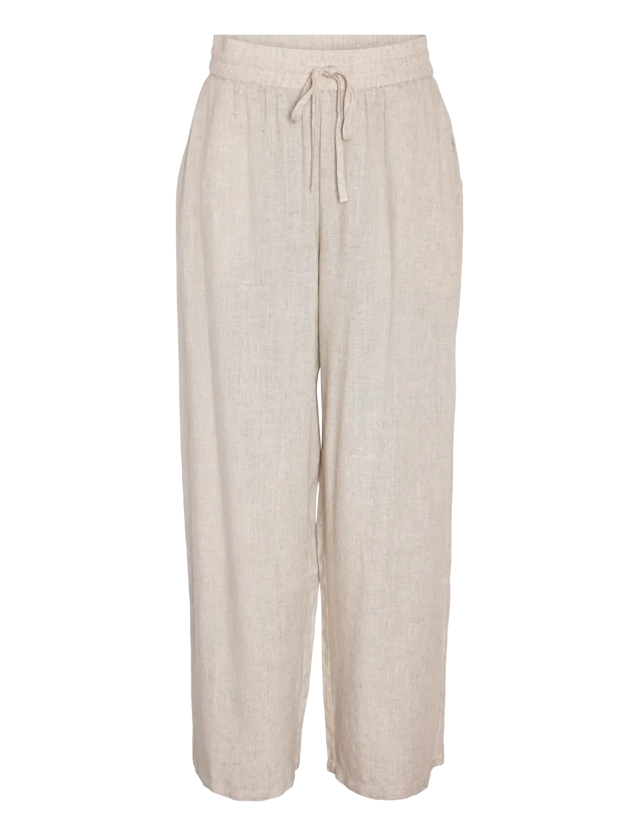 NOISY MAY Nmleilani Nw Loose Hosen Wvn Noos Beige - S - Damen