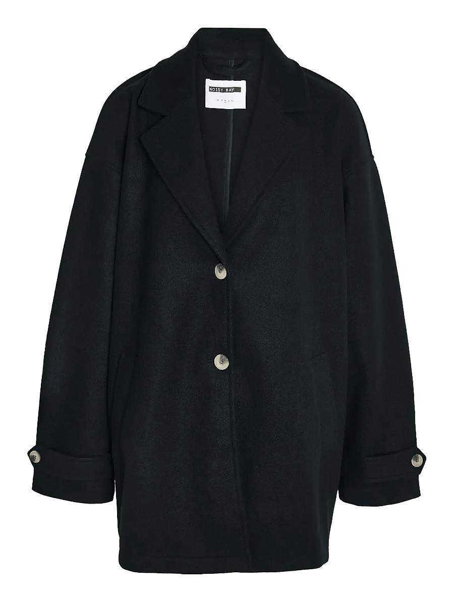 NOISY MAY - NMALICIA LS OVERSIZE BLAZER FWD NOOS - lette frakker - black - 1
