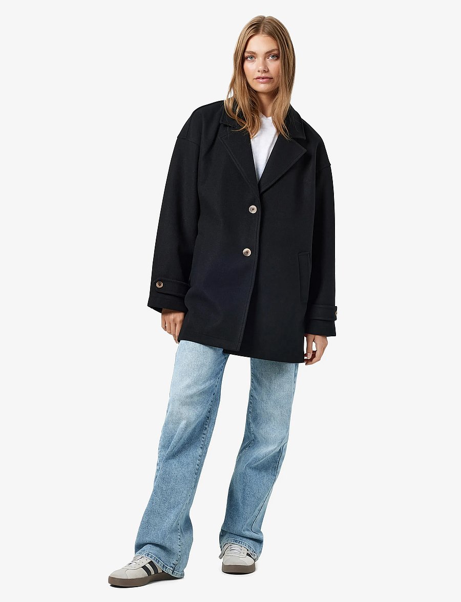 NOISY MAY - NMALICIA LS OVERSIZE BLAZER FWD NOOS - lette frakker - black - 3
