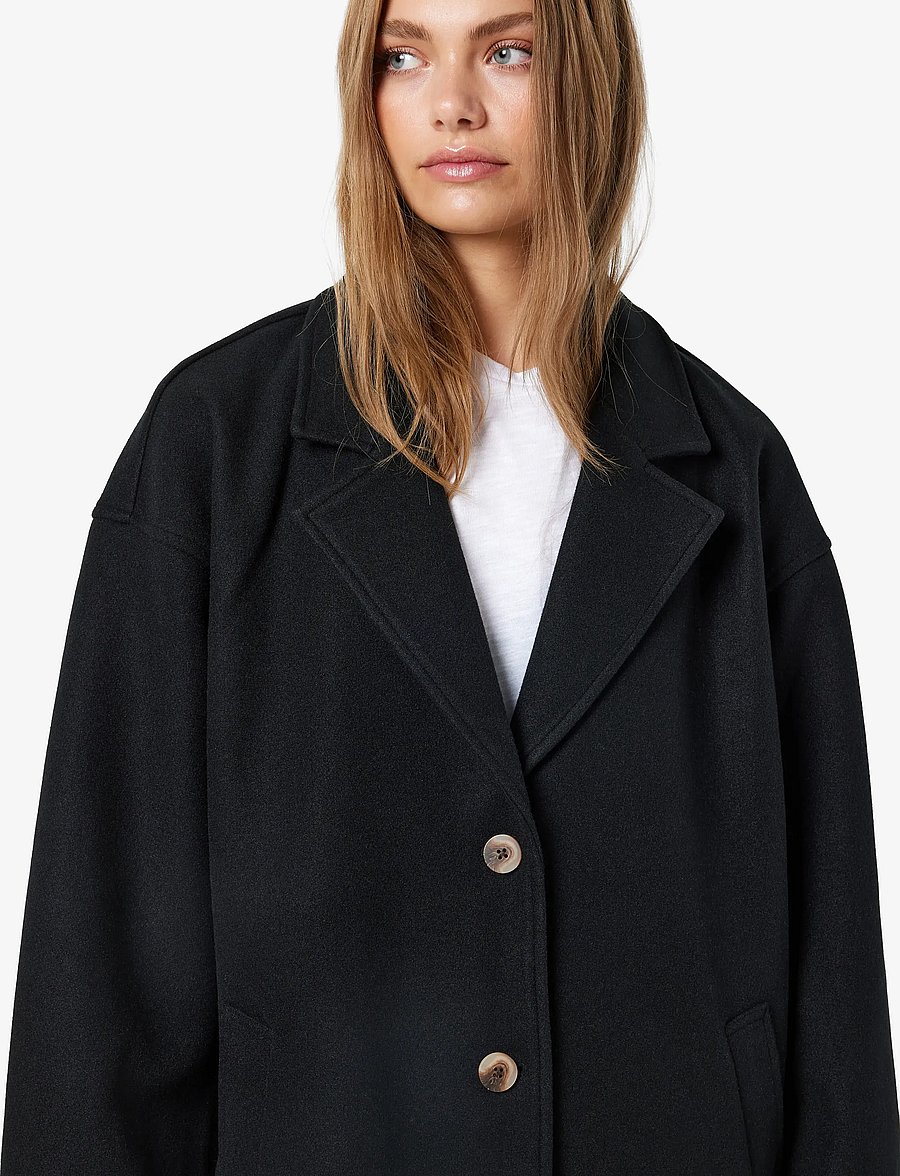 NOISY MAY - NMALICIA LS OVERSIZE BLAZER FWD NOOS - lette frakker - black - 5