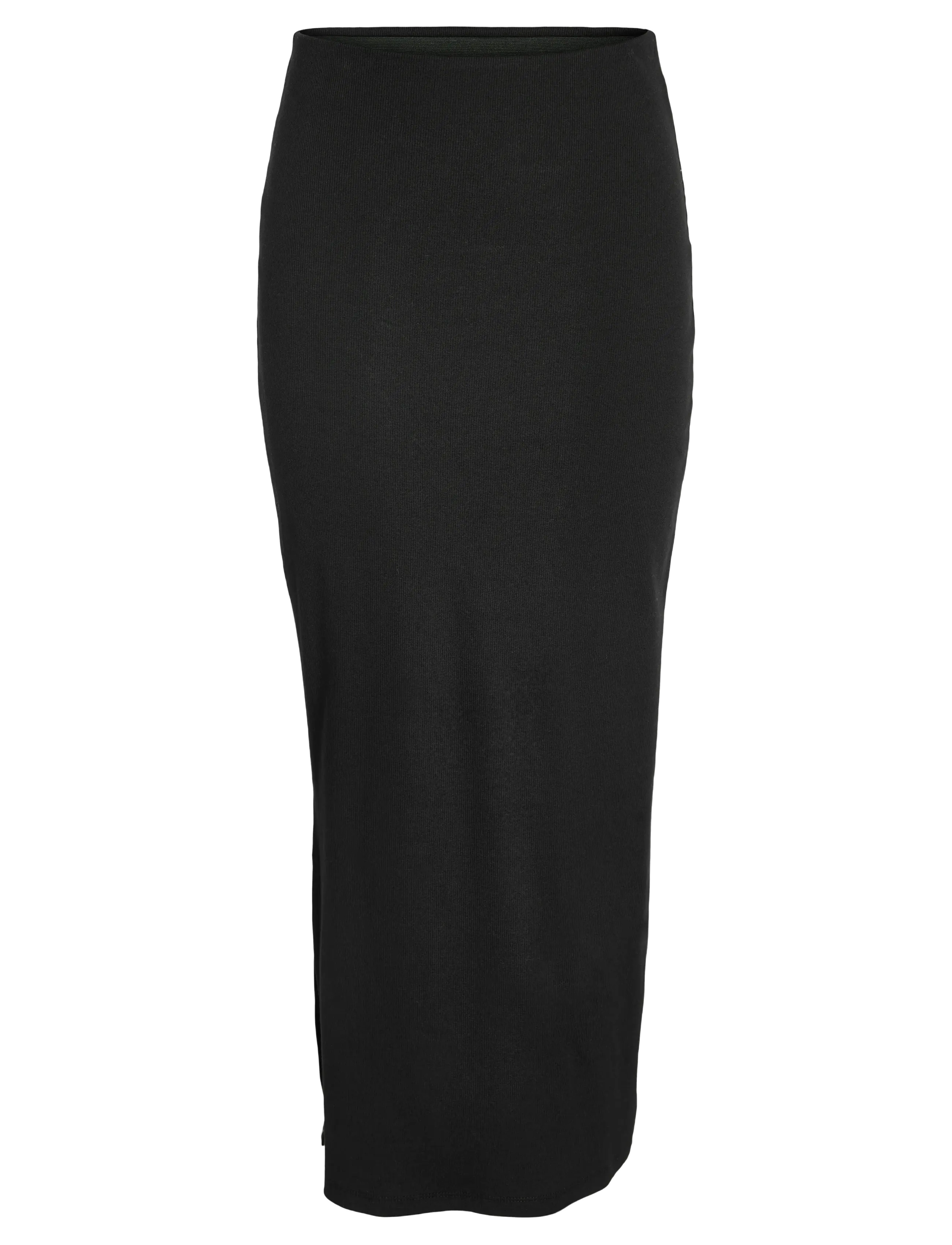 NOISY MAY NMMAYA HW ANKLE LENGTH SKIRT NOOS - Tøj - BLACK / black