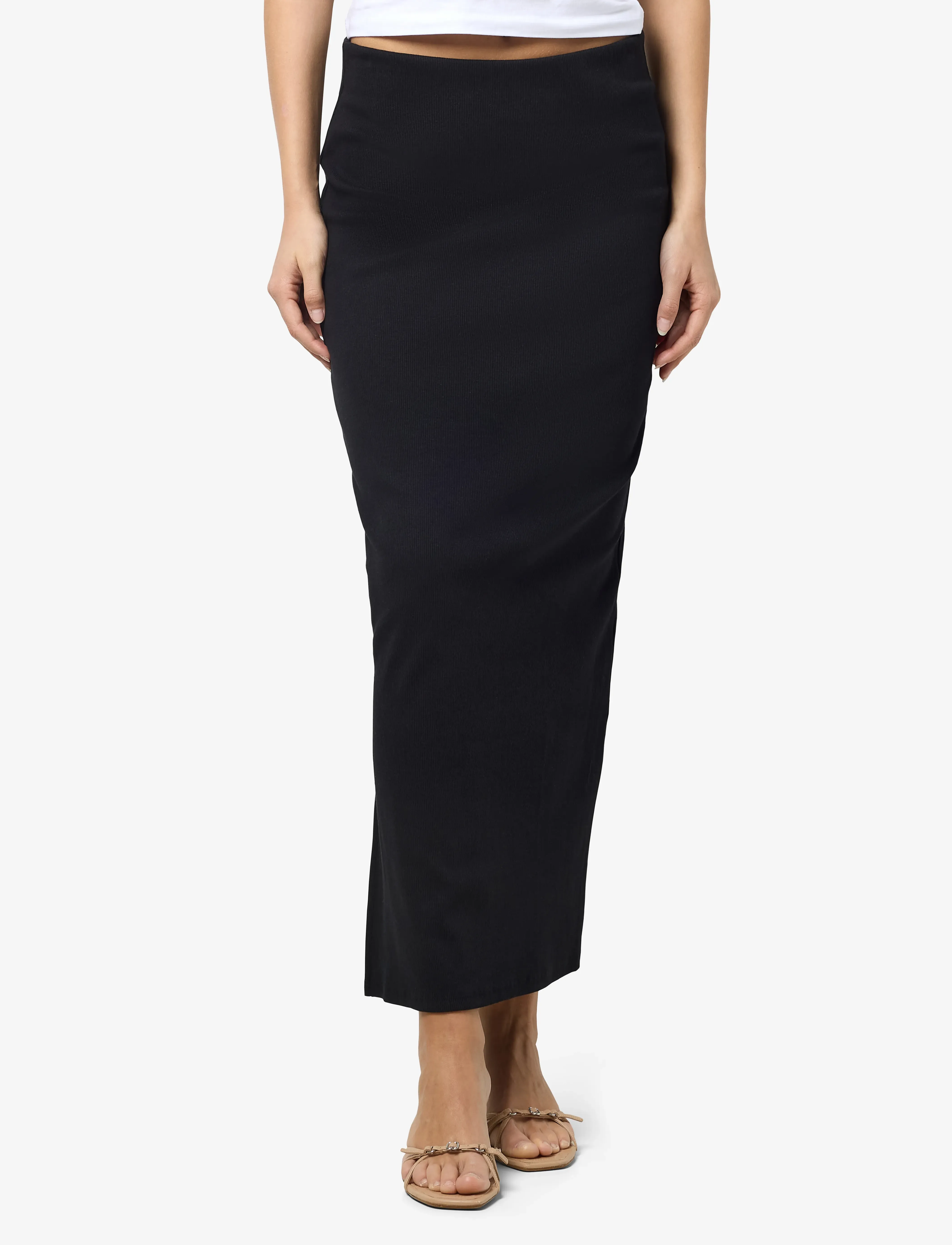 NOISY MAY NMMAYA HW ANKLE LENGTH SKIRT NOOS - Skirts - BLACK / black