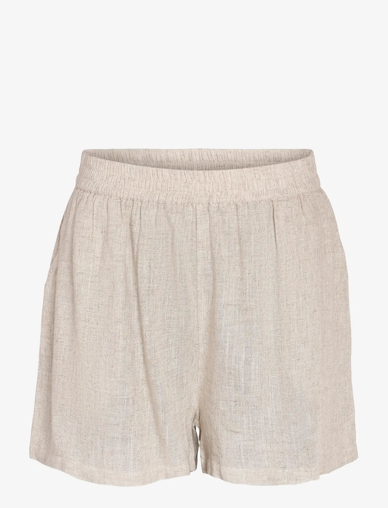 NOISY MAY - NMLEILANI HW SHORTS WVN - hørshorts - natural - 1