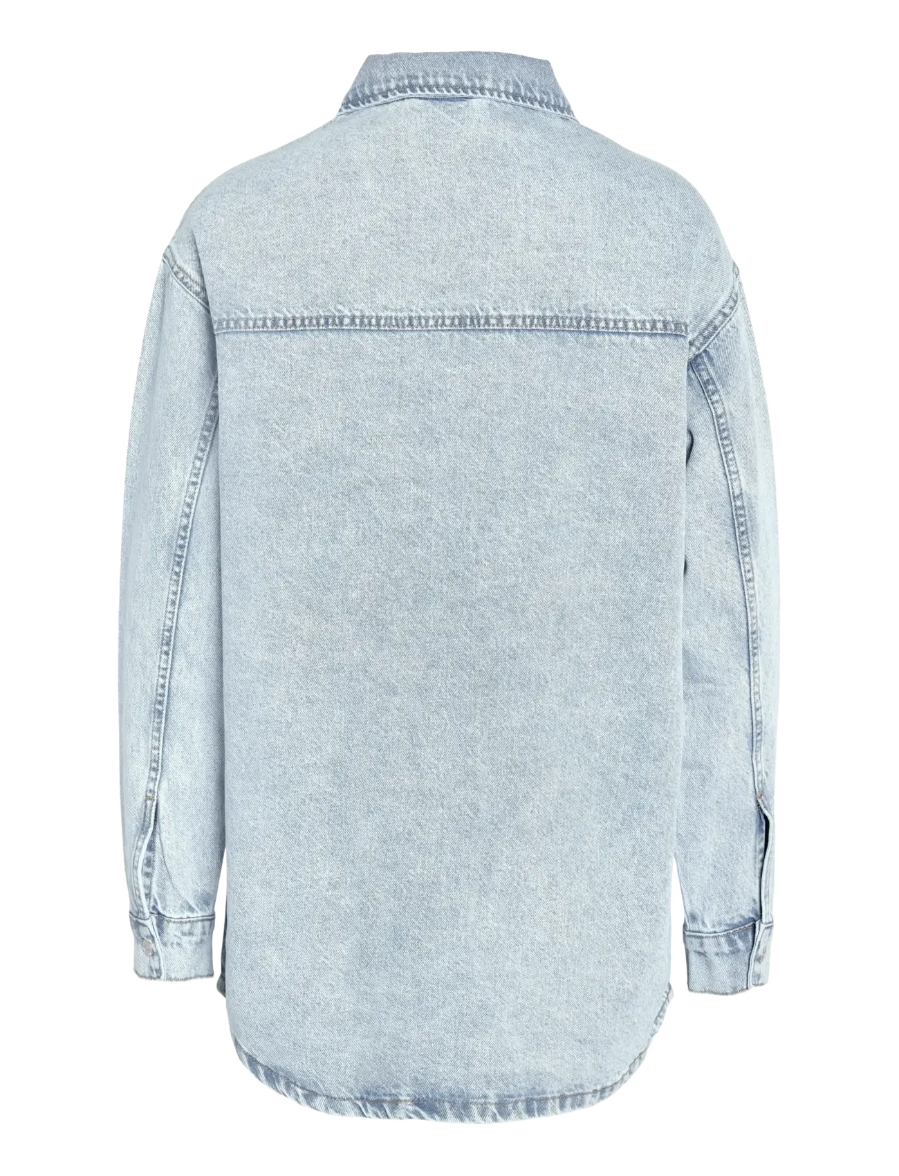 NOISY MAY - NMALVA L/S DENIM SHACKET AZ352LB NOOS - chemises en jeans - light blue denim - 2