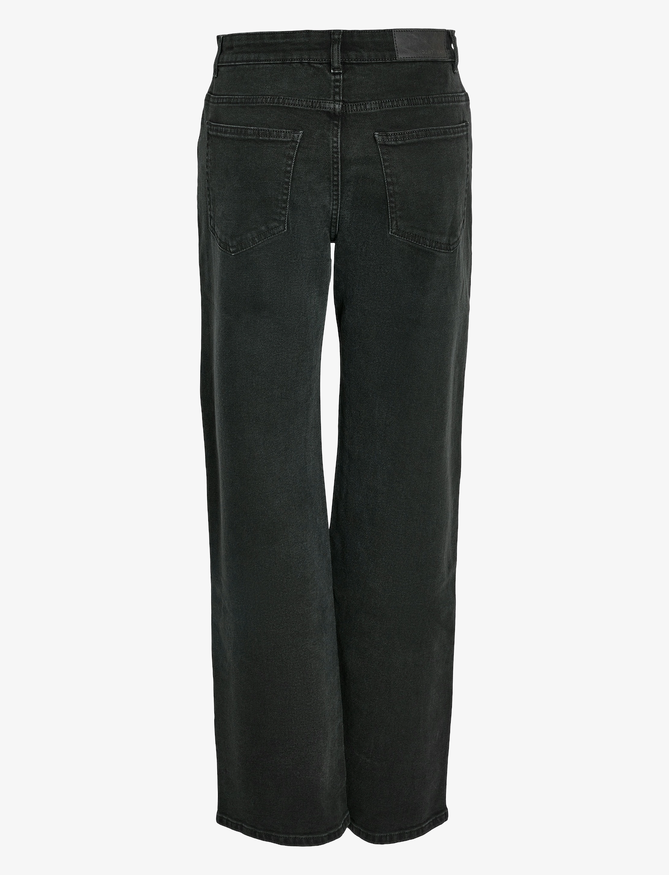 NOISY MAY - NMYOLANDA MW WIDE STR BLACK NOOS - brede jeans - black denim - 2
