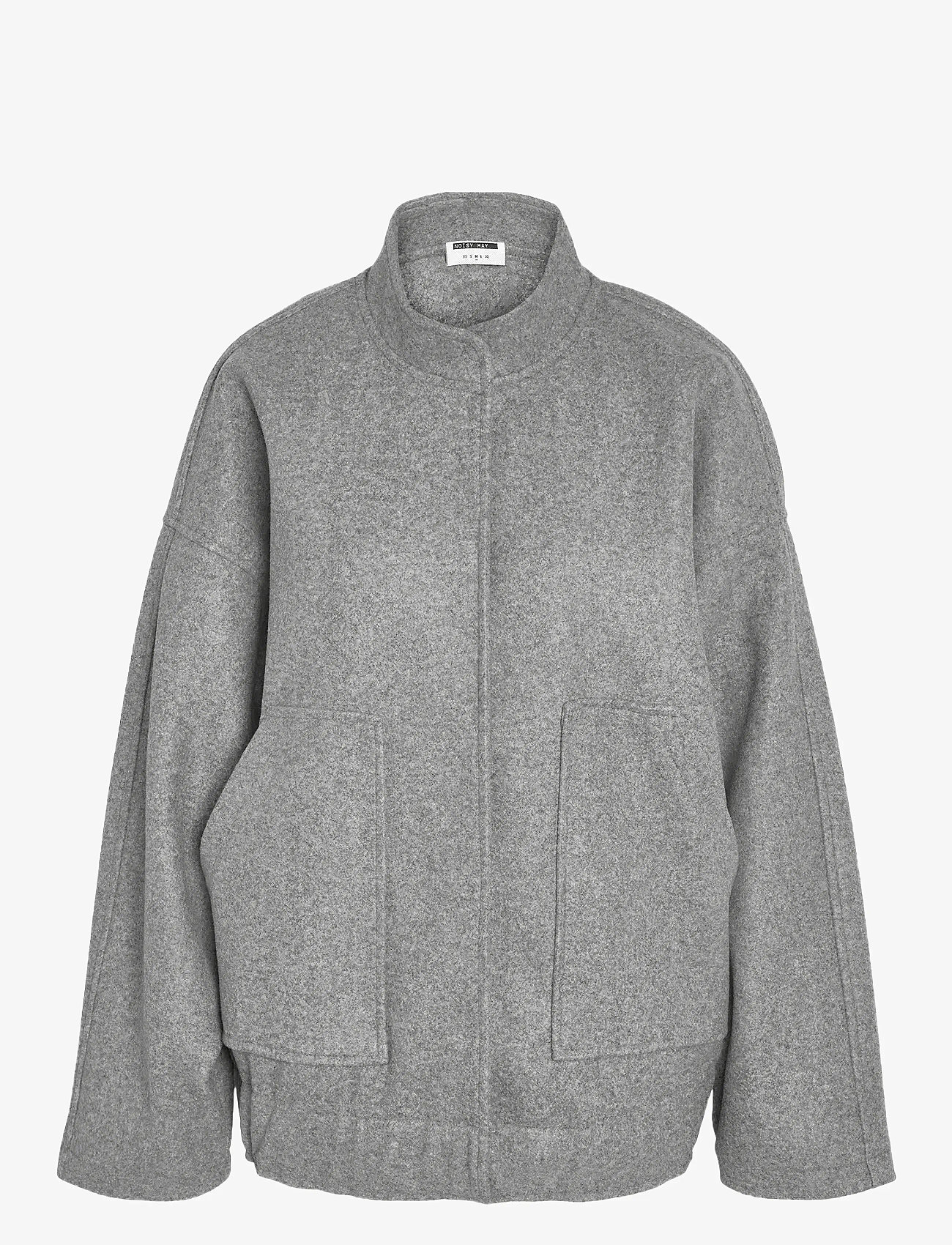 NOISY MAY - NMHALSTON L/S BOMBER JACKET WVN NOOS - bomber jakid - light grey melange - 1