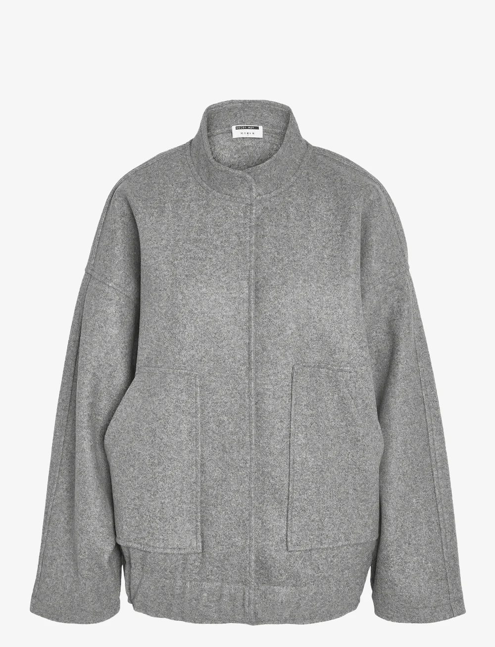 NOISY MAY - NMHALSTON L/S BOMBER JACKET WVN NOOS - bomberjacken - light grey melange - 1