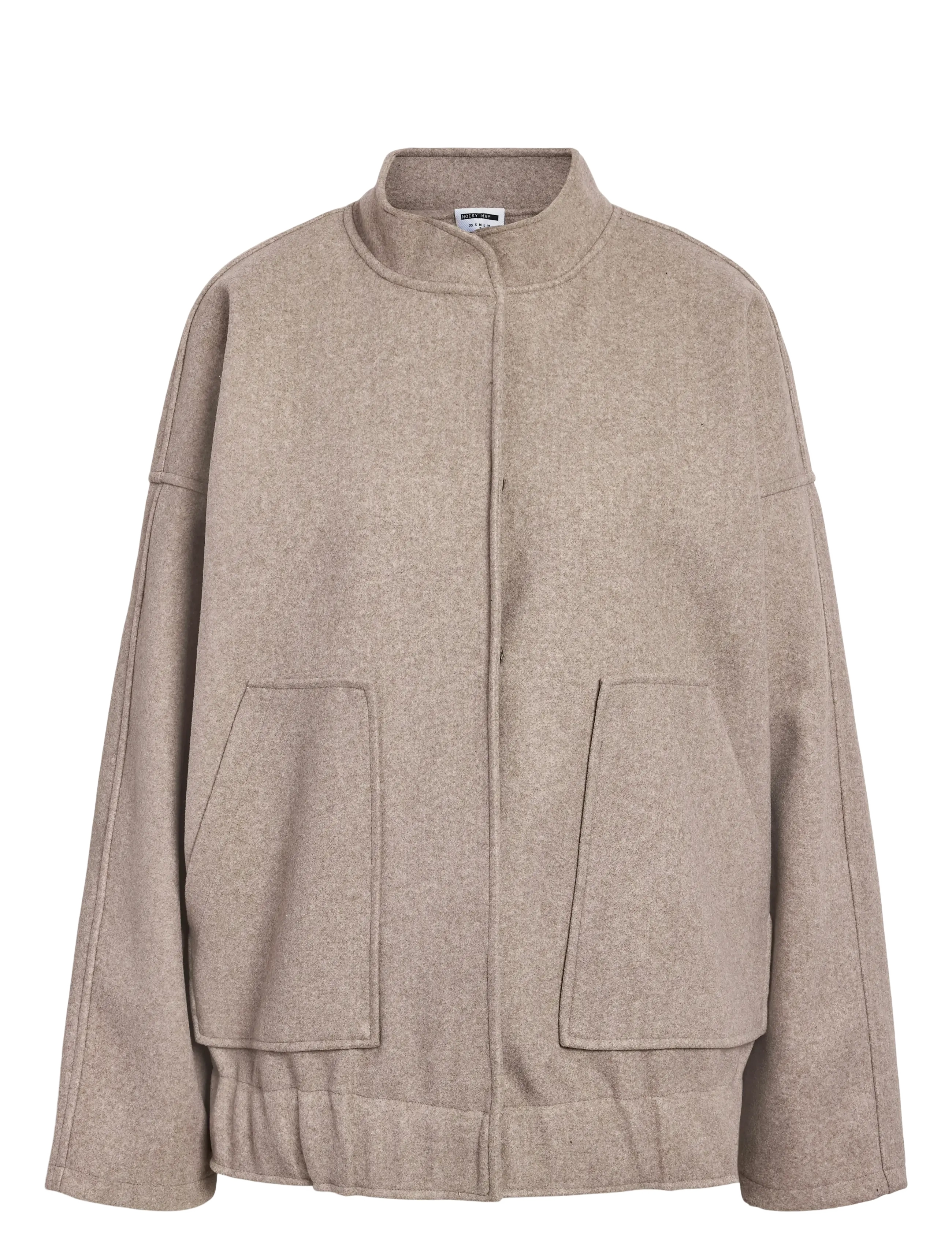 NOISY MAY Nmhalston L/S Bomber Jacke Noos Beige - L - Damen