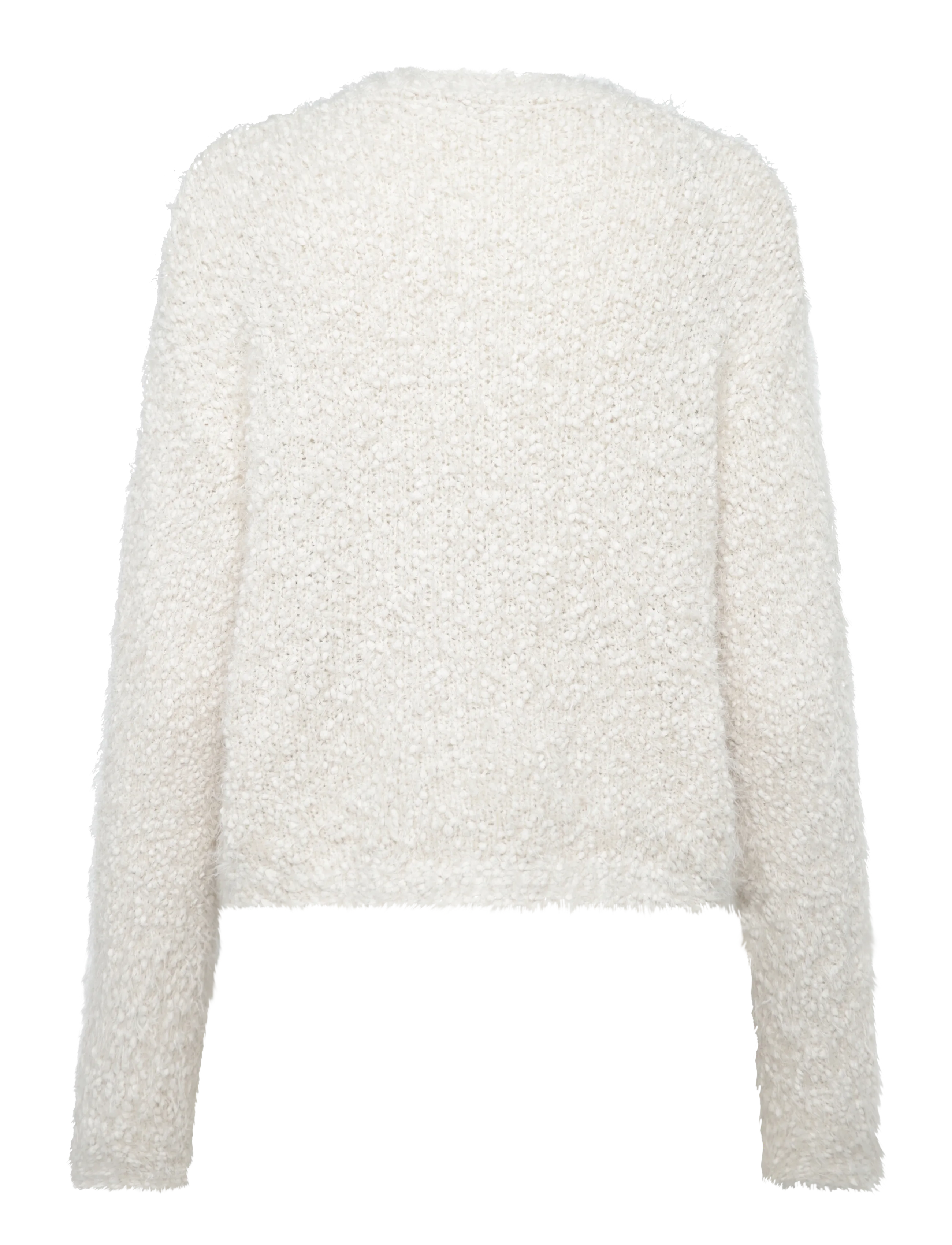 NOISY MAY - NMSASSY L/S O-NECK KNIT NOOS - autumn clothing - eggnog - 2