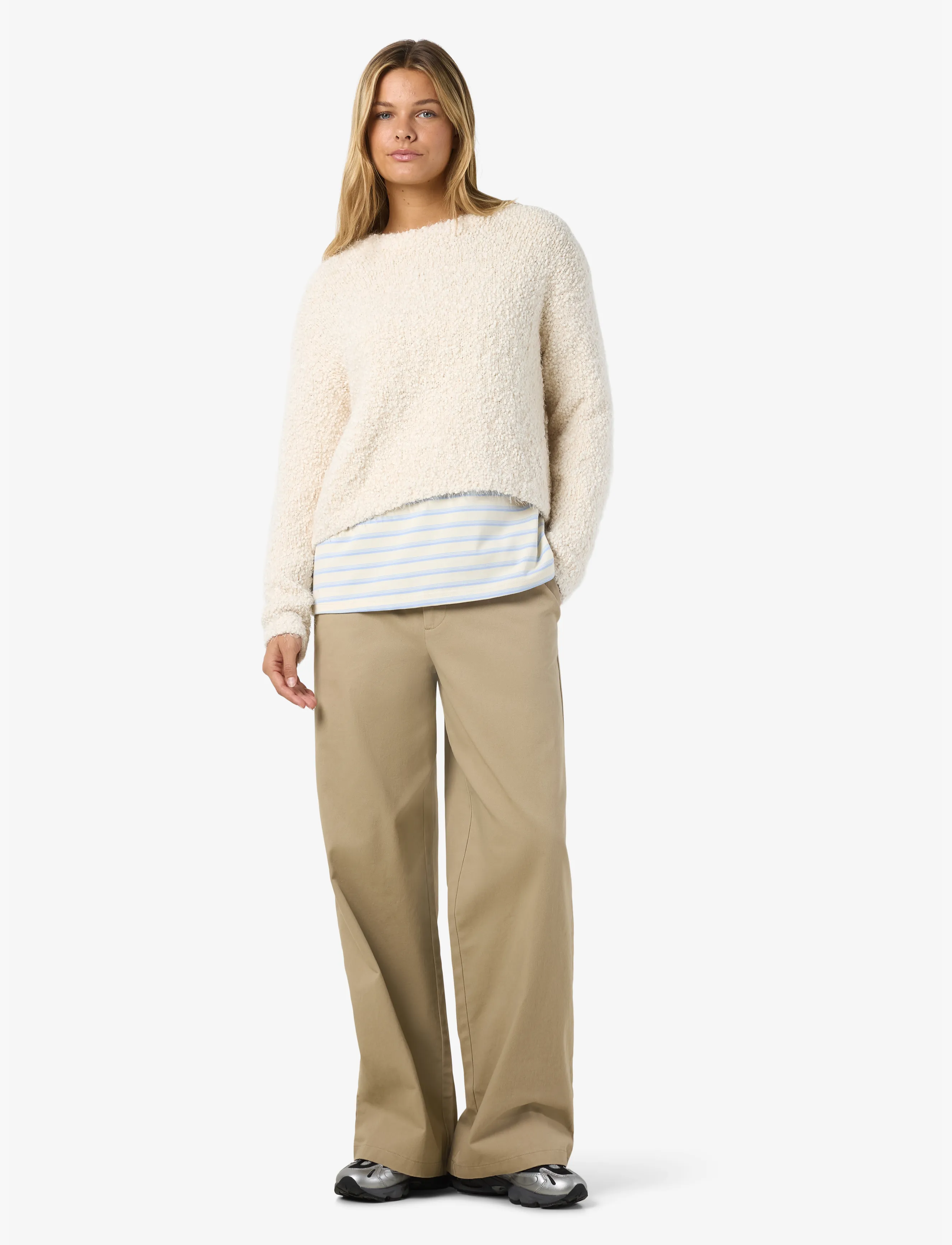 NOISY MAY Nmsassy L/S O-Neck Knit Noos stickade tröjor dam – bild 5