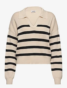 NMFIFI L/S POLO NECK KNIT FWD NOOS, NOISY MAY