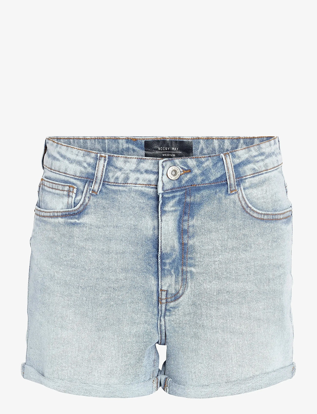 NOISY MAY - NMMONI HW DNM SHORTS AZ359LB NOOS - jeansshorts - light blue denim - 0