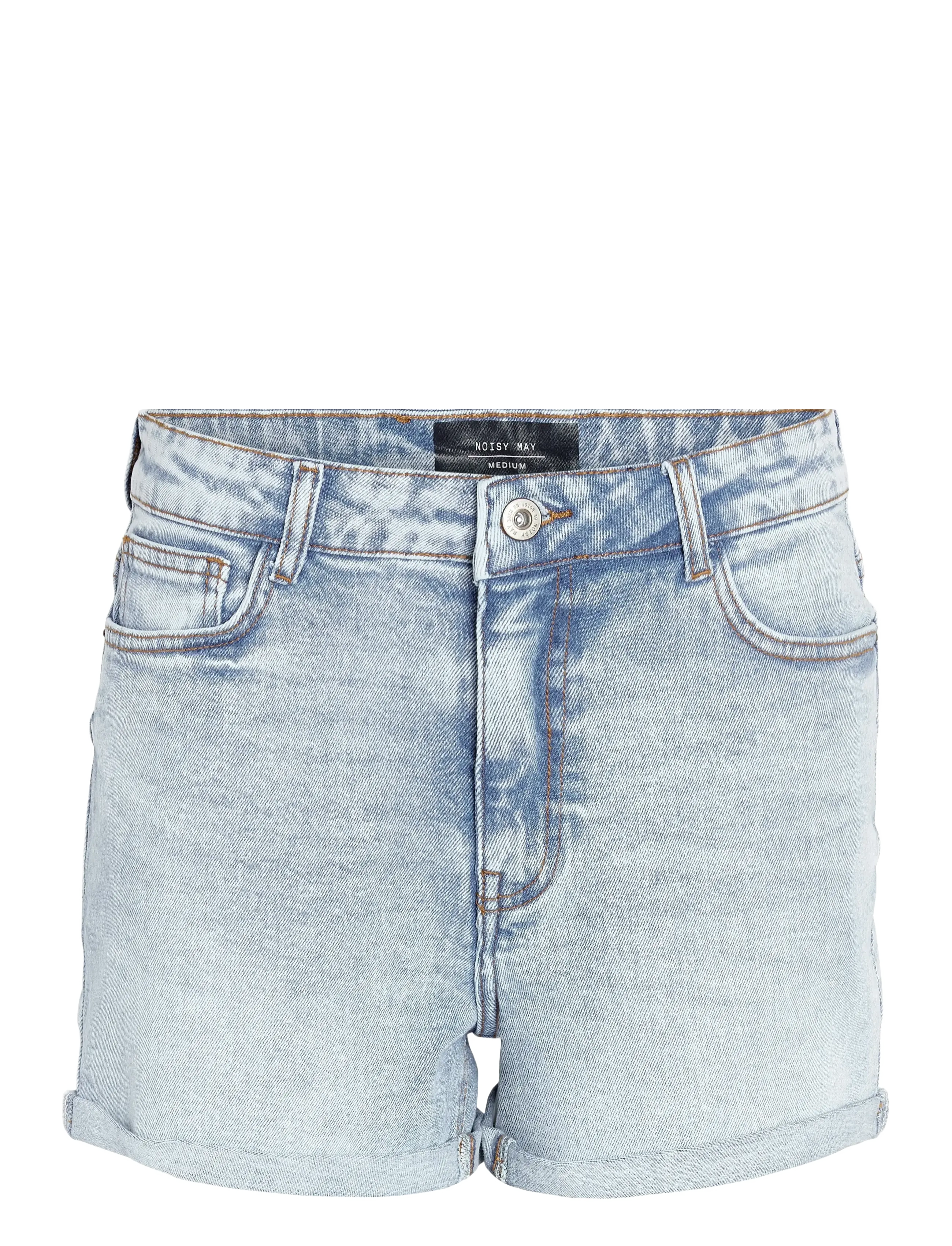 NOISY MAY NMMONI HW DNM SHORTS AZ359LB NOOS - Shorts - LIGHT BLUE DENIM / blue