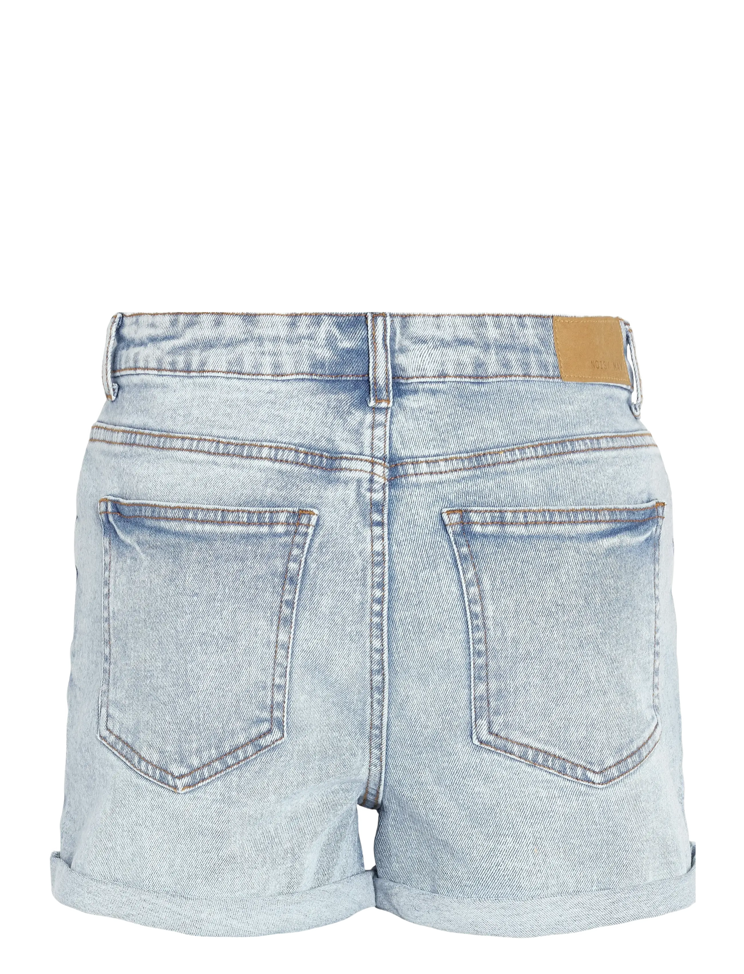 NOISY MAY - NMMONI HW DNM SHORTS AZ359LB NOOS - jeansshorts - light blue denim - 2