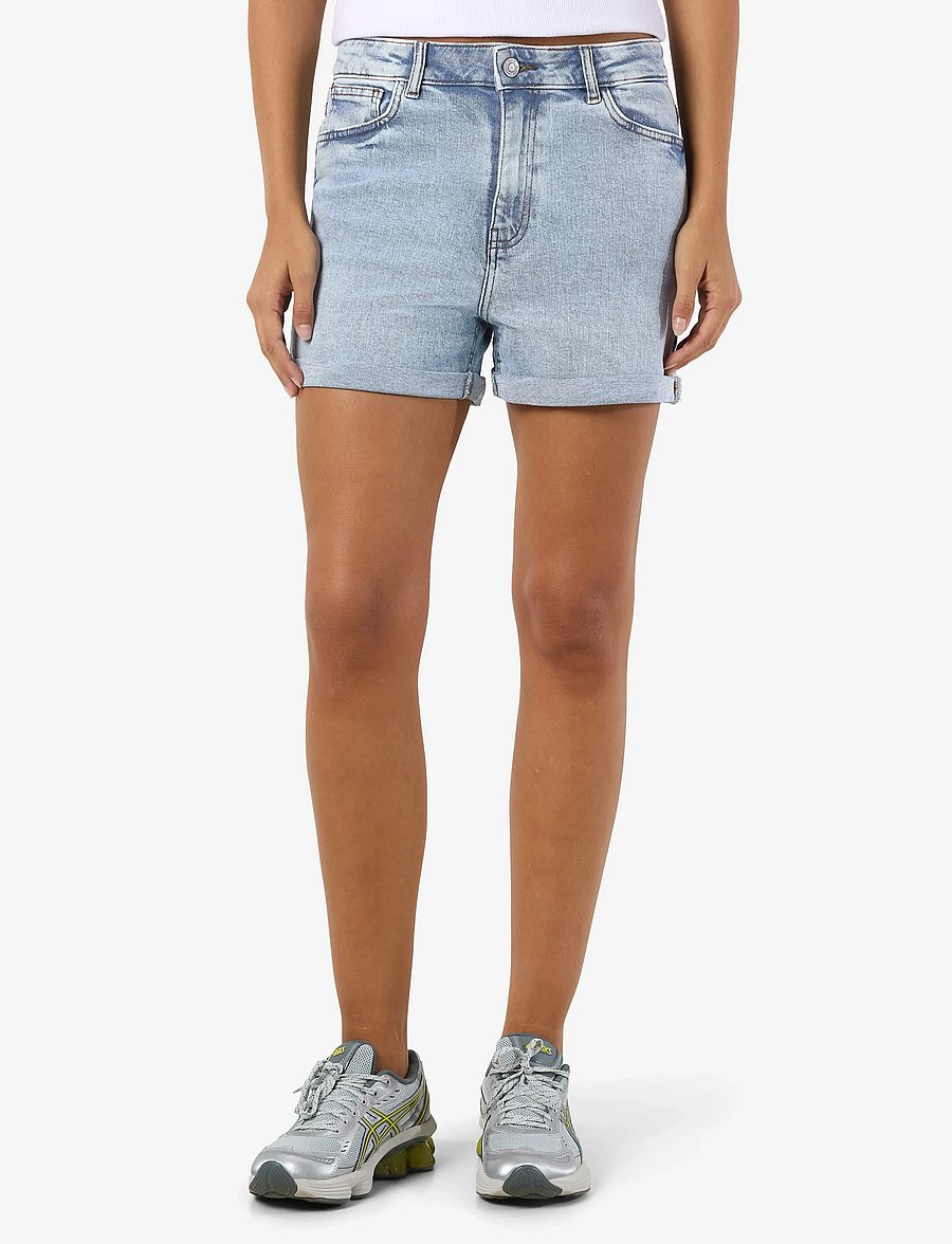 NOISY MAY - NMMONI HW DNM SHORTS AZ359LB NOOS - jorts - light blue denim - 0