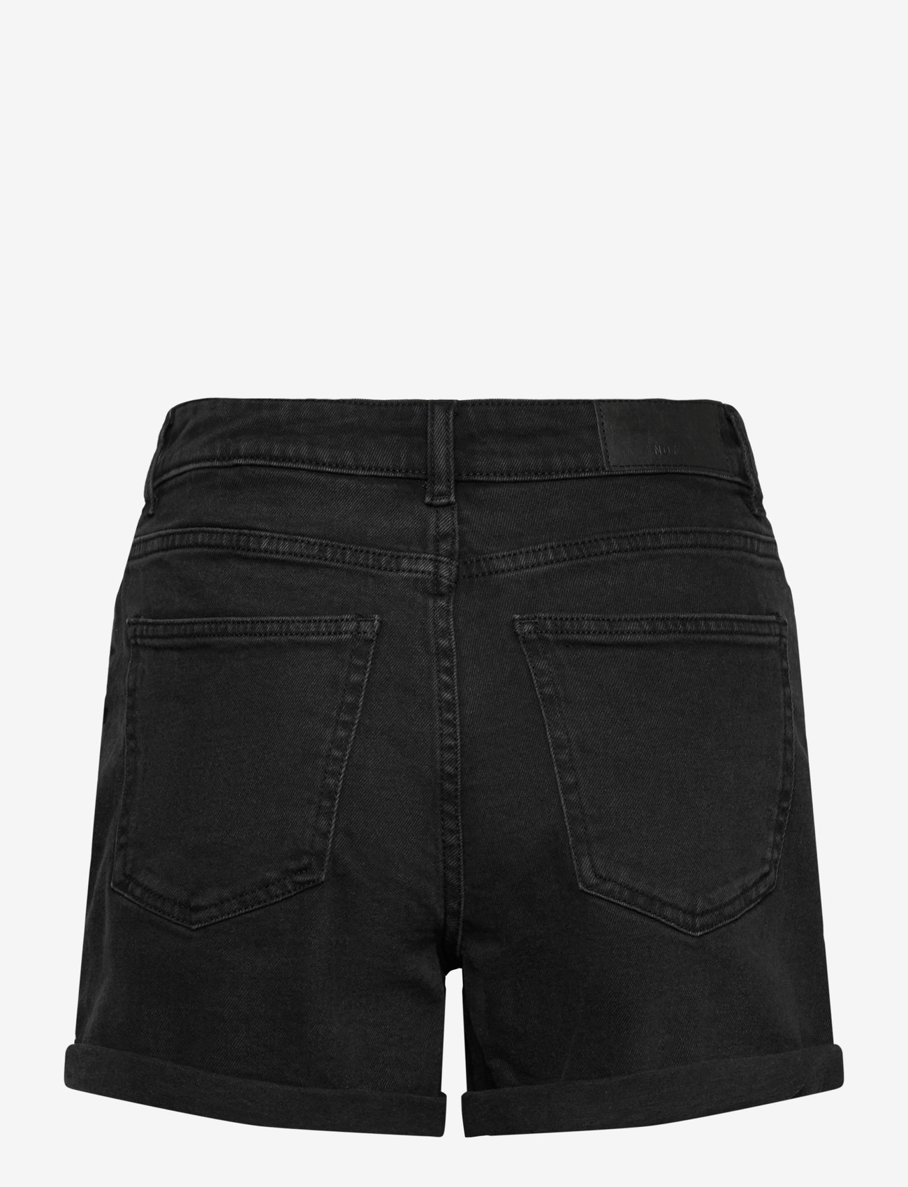 NOISY MAY - NMMONI HW DNM SHORTS AZ360BL NOOS - džinsiniai šortai - black denim - 2