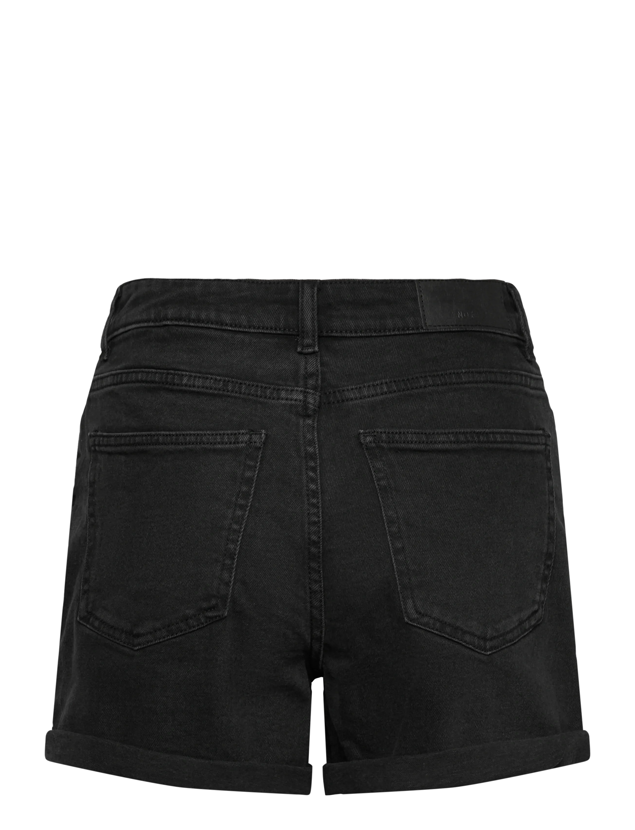 NOISY MAY - NMMONI HW DNM SHORTS AZ360BL NOOS - lühikesed teksapüksid - black denim - 2
