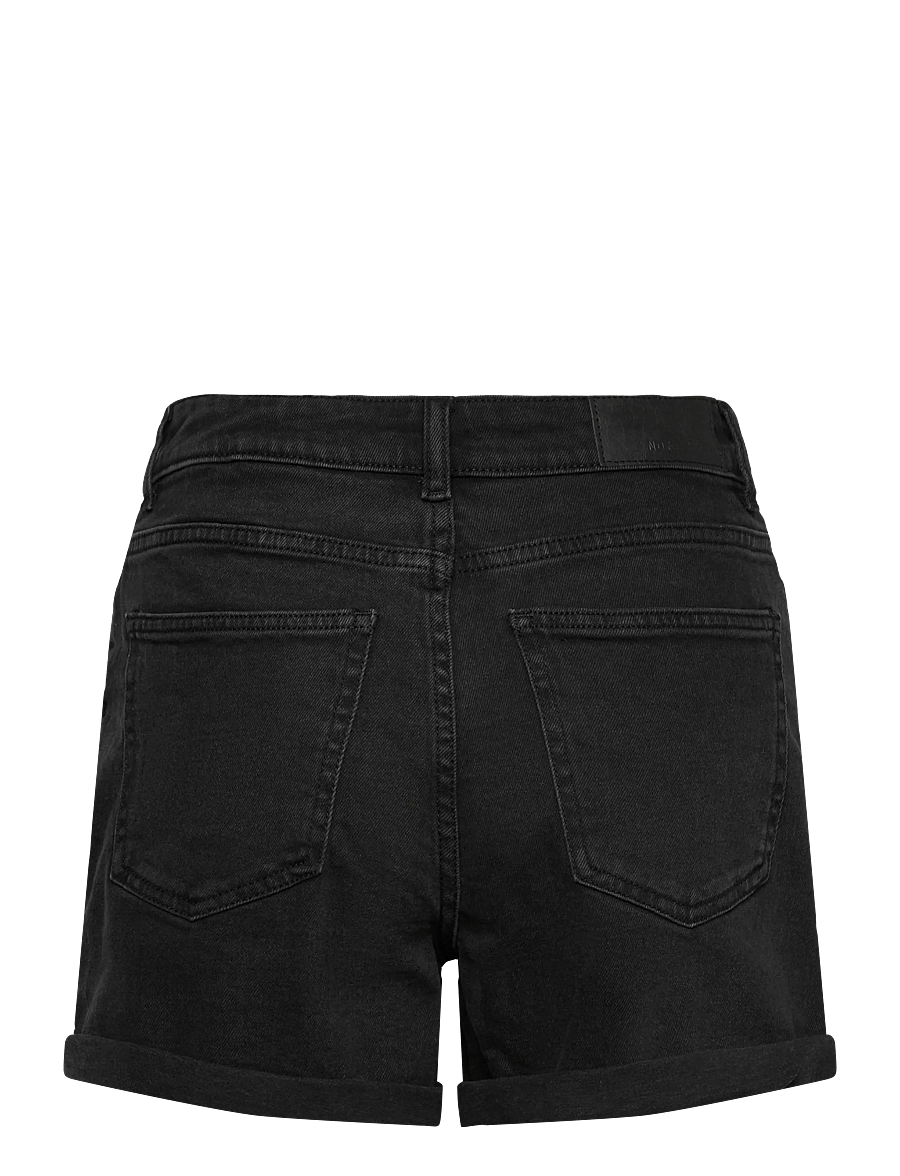 NOISY MAY - NMMONI HW DNM SHORTS AZ360BL NOOS - jeansshorts - black denim - 2