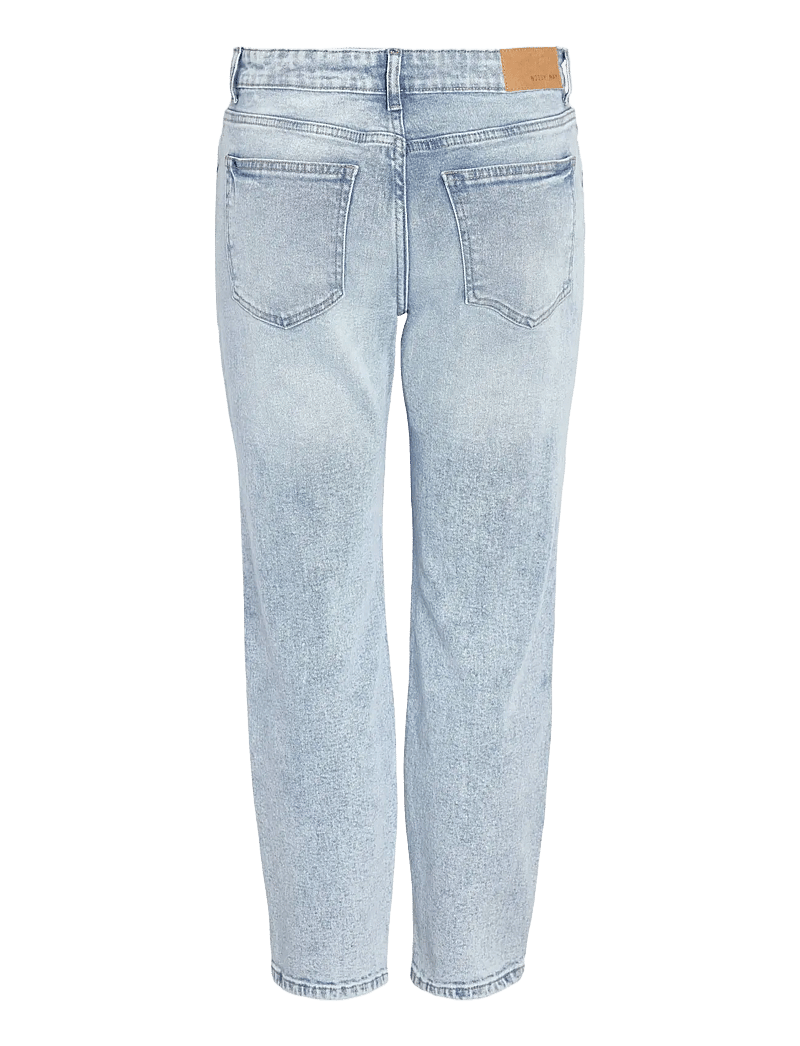 NOISY MAY - NMMONI HW ST ANK JEANS AZ359LB FWD NOOS - kitsad teksad - light blue denim - 2