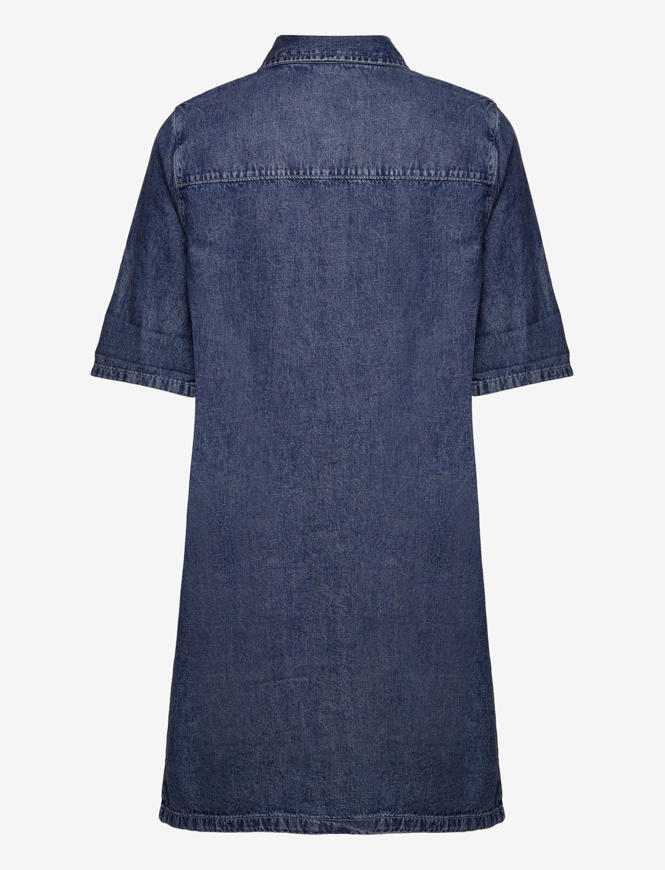NOISY MAY - NMNEW SIGNE S/S DENIM DRESS VI002MB NOOS - skjortklänningar - medium blue denim - 2