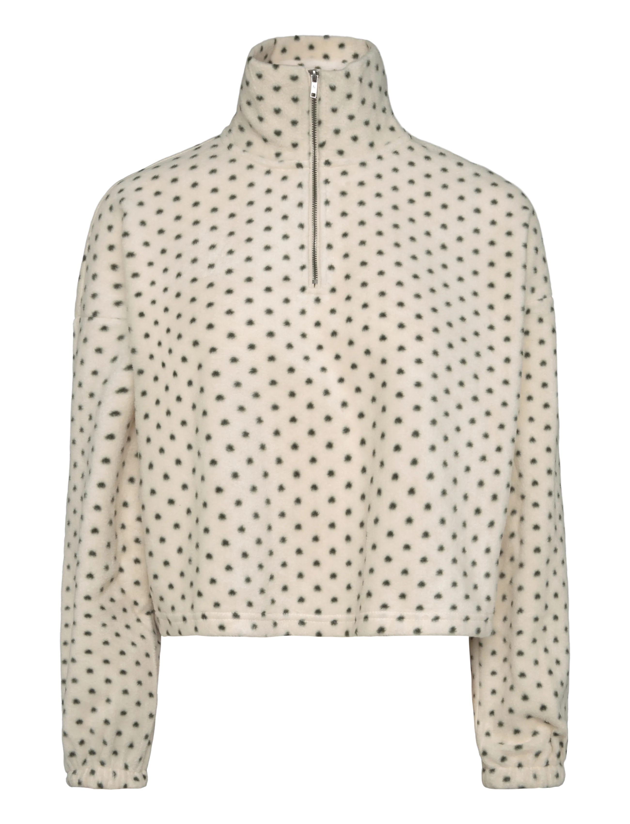 NOISY MAY - NMFLECI L/S ZIPPER BLOUSE AOP - fleece & midlayer - birch - 1