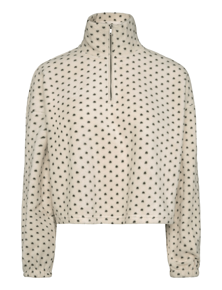 NOISY MAY - NMFLECI L/S ZIPPER BLOUSE AOP - fleece & midlayer - birch - 1