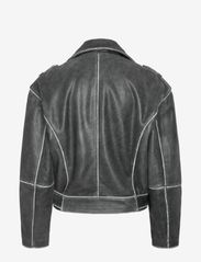 NOISY MAY - NMAIKA L/S LEATHER JACKET - leather jackets - black - 1