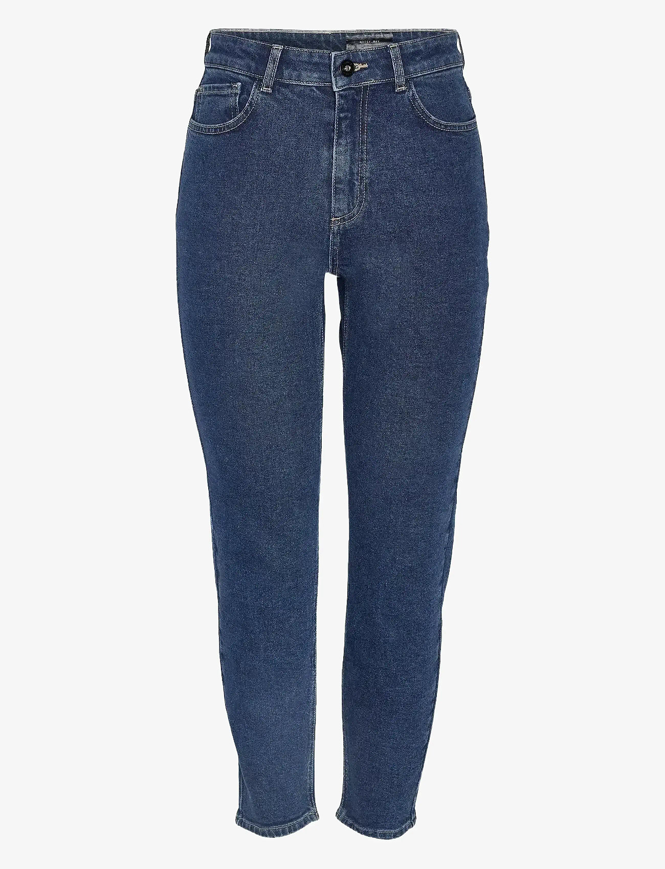 NOISY MAY - NMMONI HW ANK JEANS AZ365DB NOOS - slim jeans - dark blue denim - 1