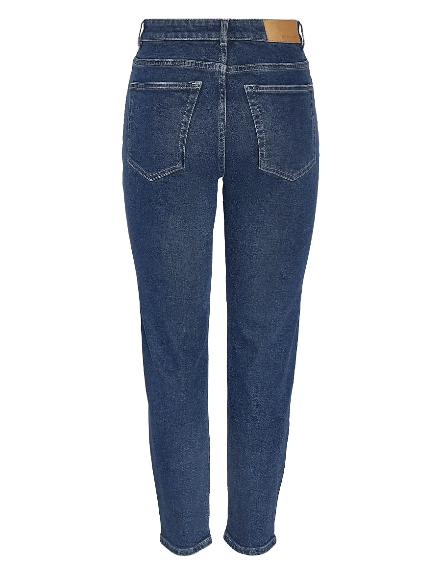NOISY MAY - NMMONI HW ANK JEANS AZ365DB NOOS - kitsad teksad - dark blue denim - 2